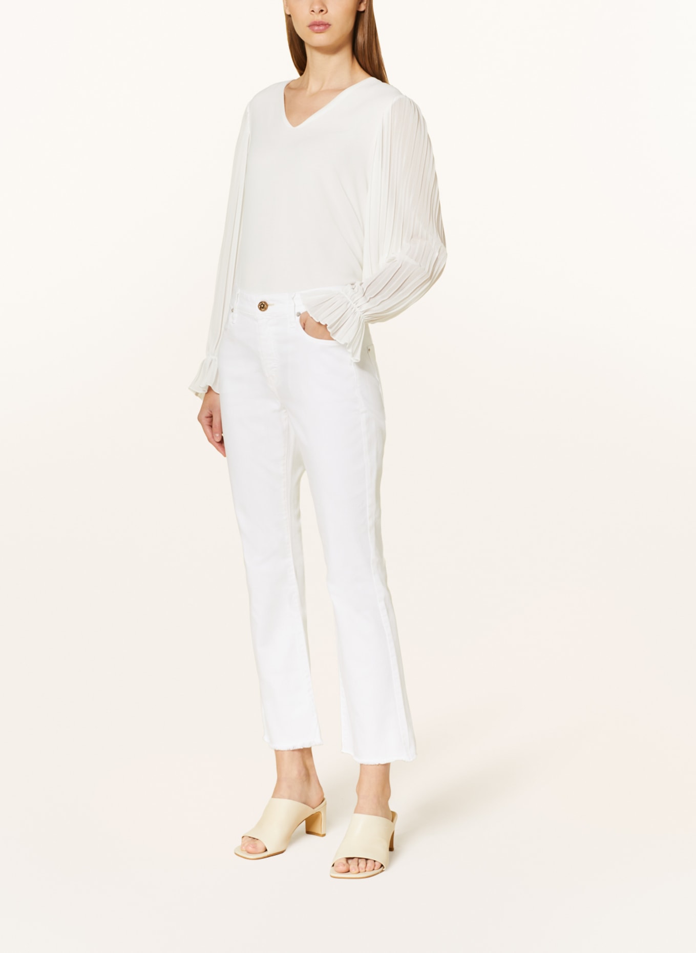 MAC DAYDREAM 7/8 jeans SANTA MONICA, Color: WHITE (Image 2)