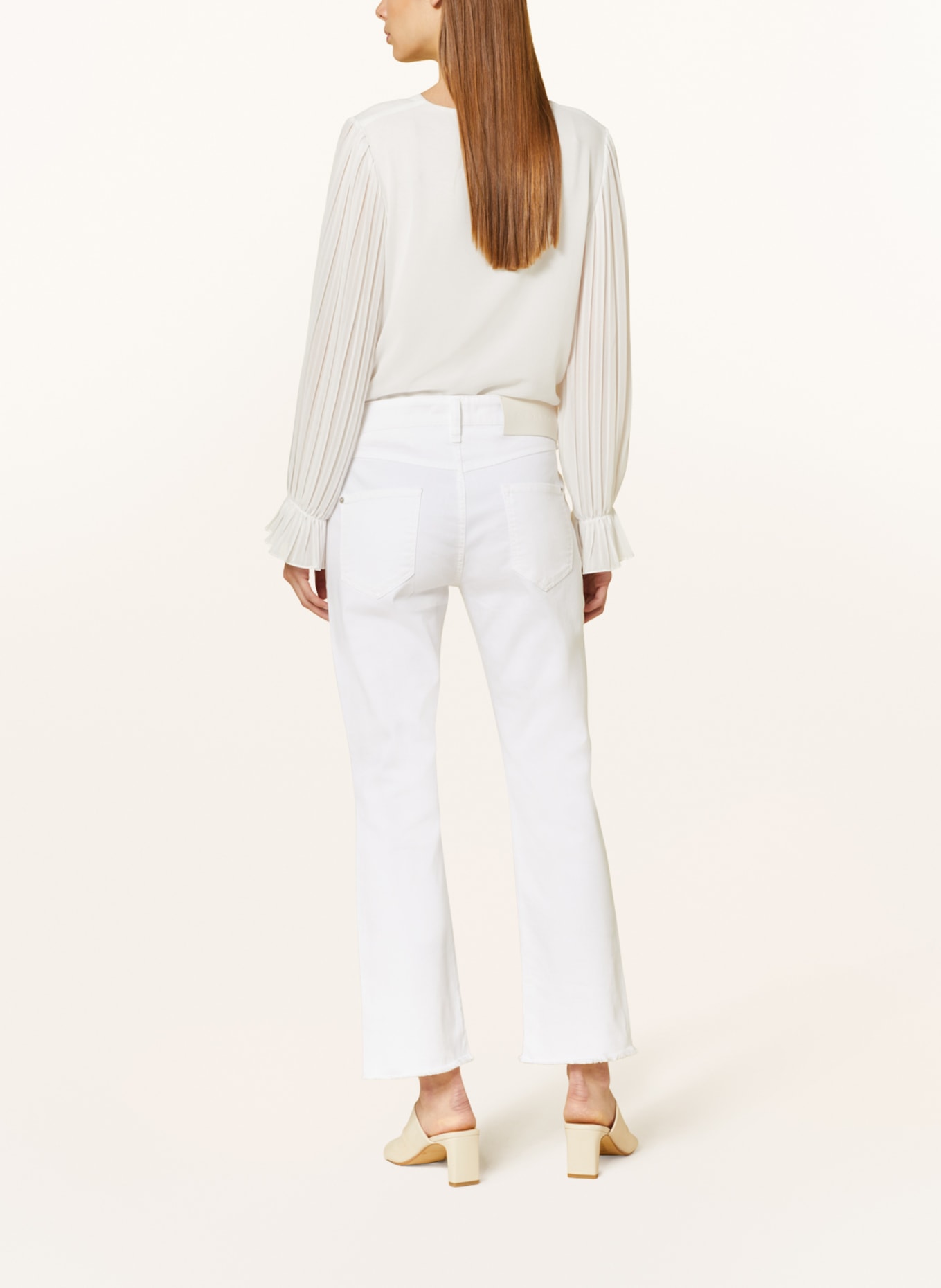 MAC DAYDREAM 7/8 jeans SANTA MONICA, Color: WHITE (Image 3)