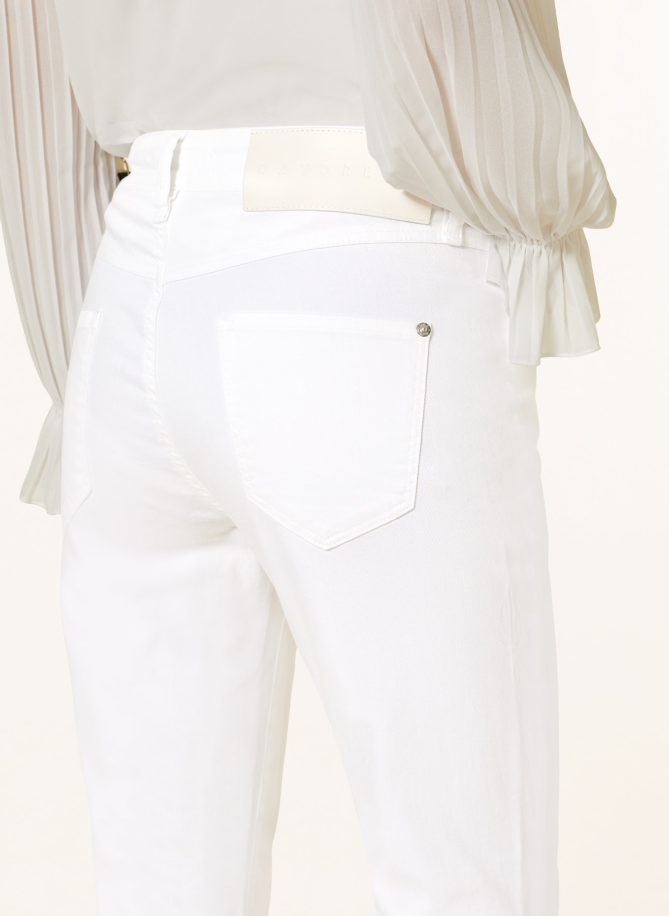 MAC DAYDREAM 7/8 jeans SANTA MONICA, Color: WHITE (Image 5)