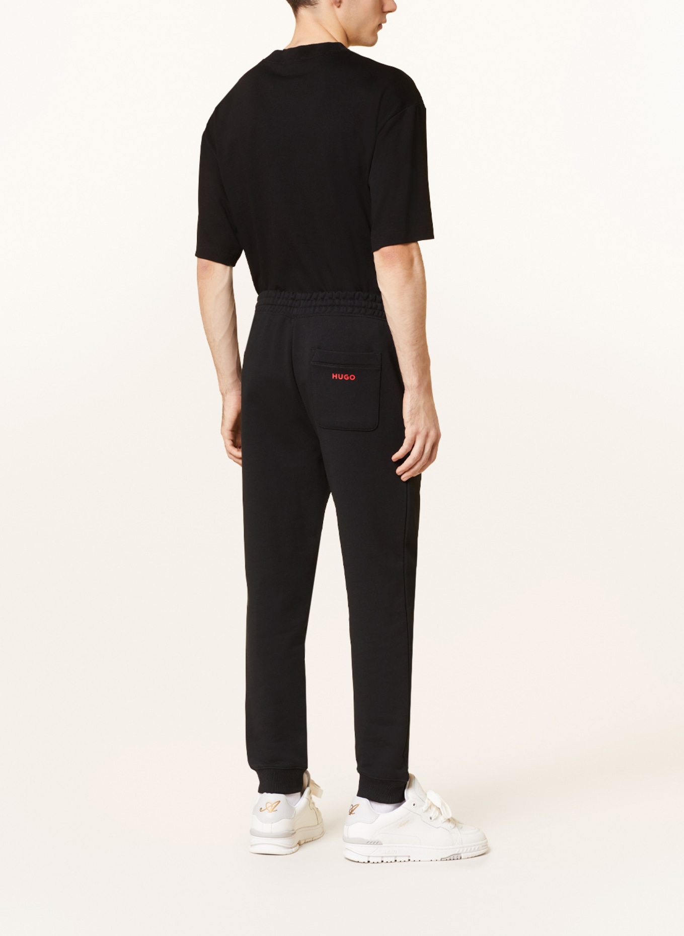 HUGO Sweatpants DRADA, Color: BLACK (Image 3)