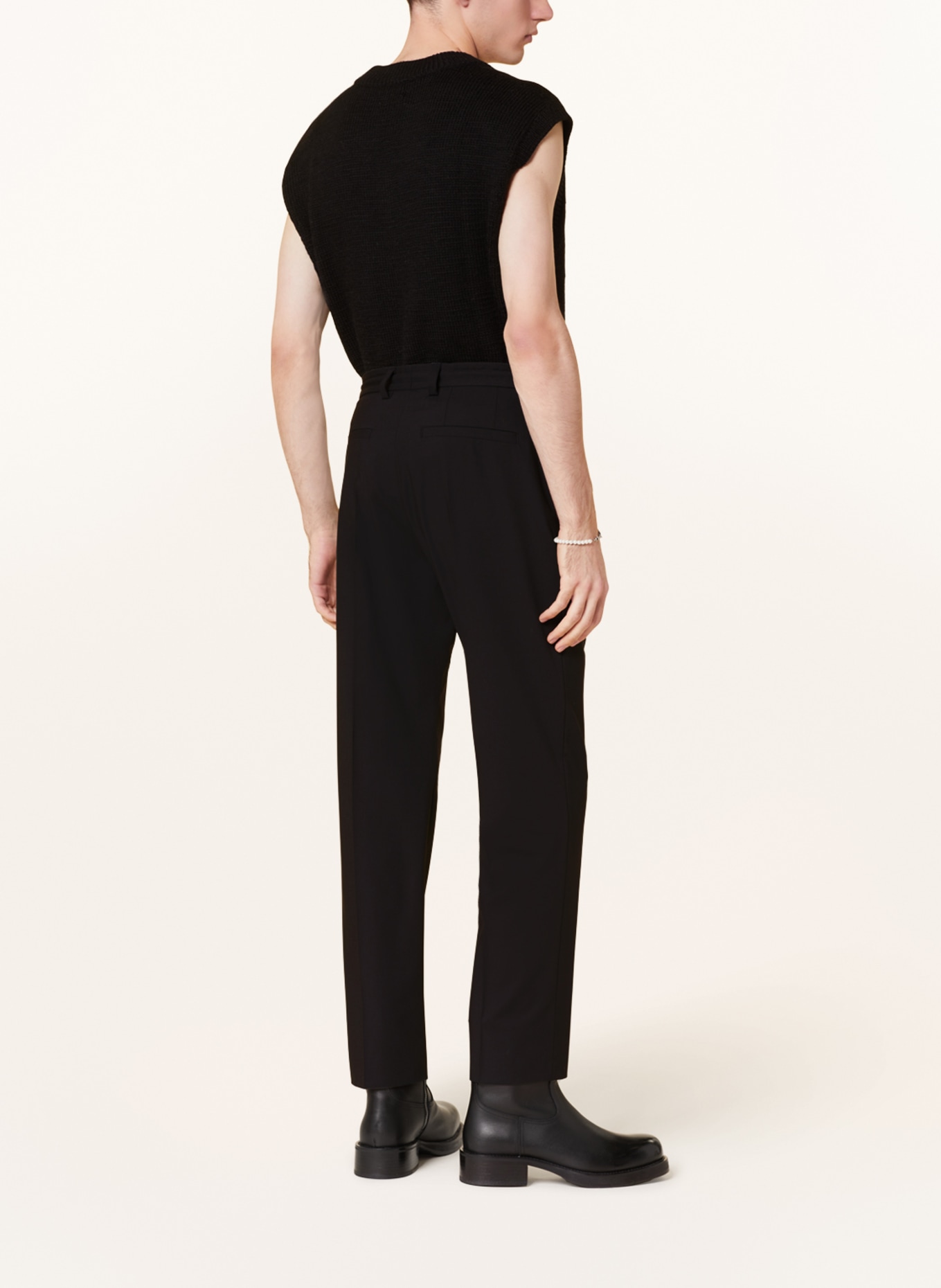 HUGO Trousers TEAGAN modern fit, Color: BLACK (Image 3)