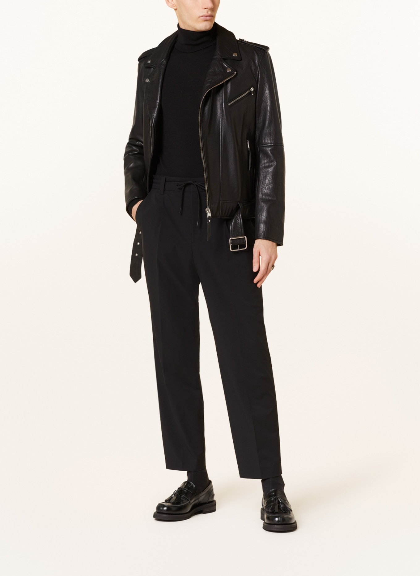 HUGO Suit trousers GOS slim fit, Color: BLACK (Image 2)