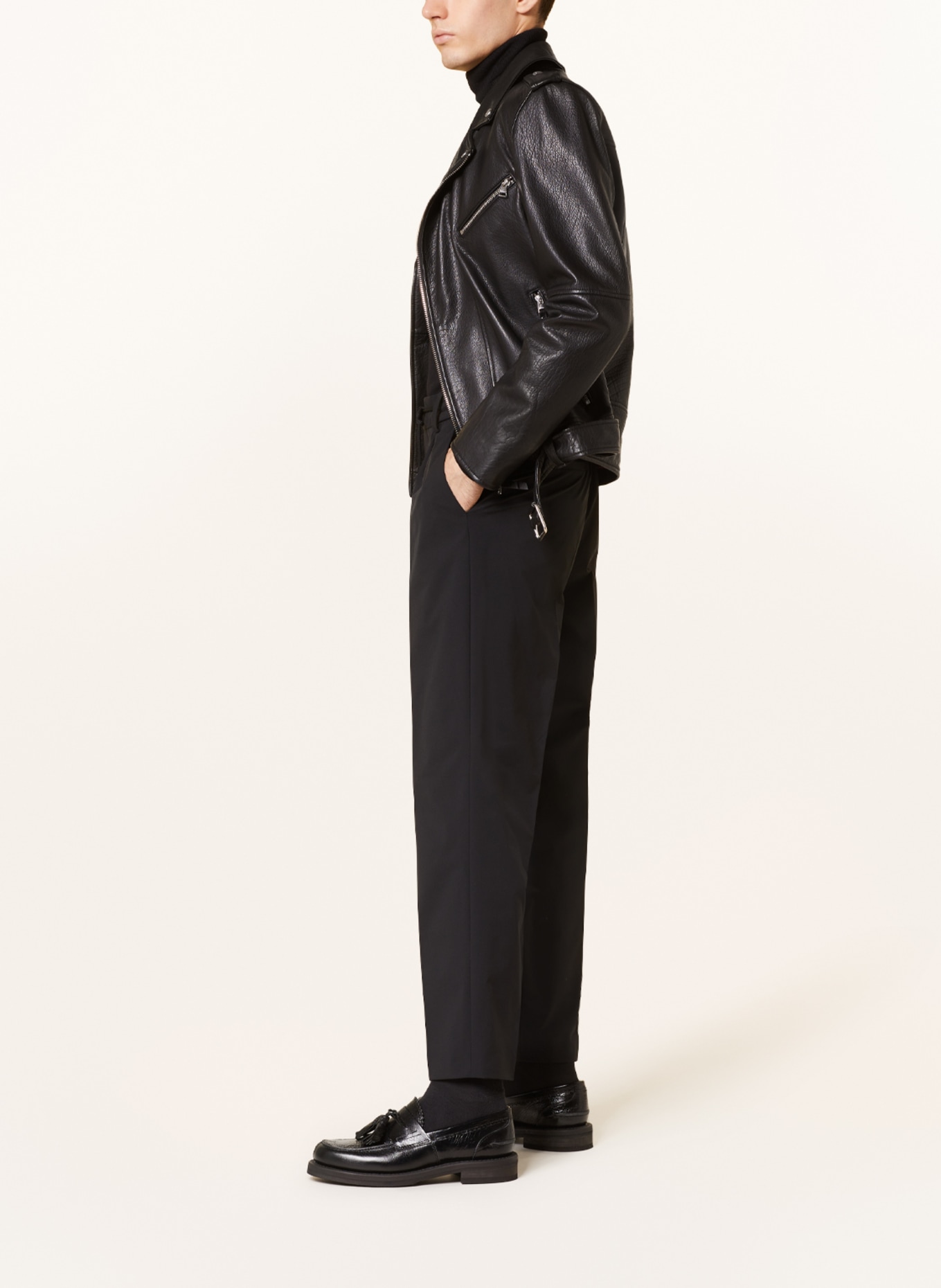 HUGO Suit trousers GOS slim fit, Color: BLACK (Image 4)