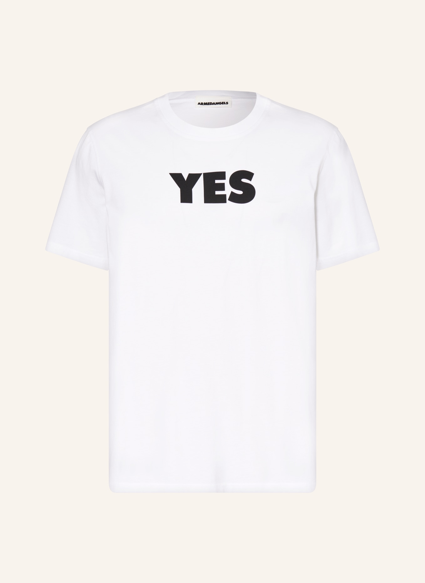ARMEDANGELS T-shirt AADONI MAAYBE, Color: WHITE (Image 1)