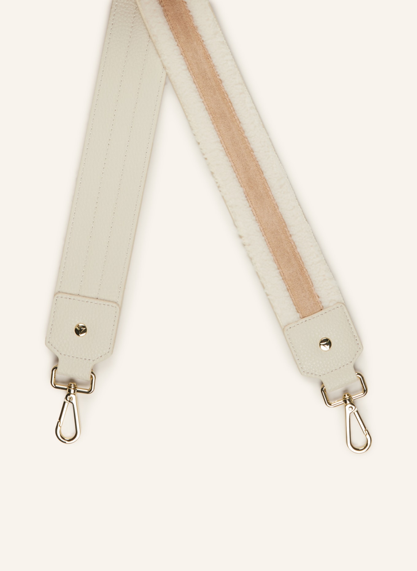 HEY MARLY Shoulder straps TEDDY, Color: ECRU/ BEIGE (Image 2)