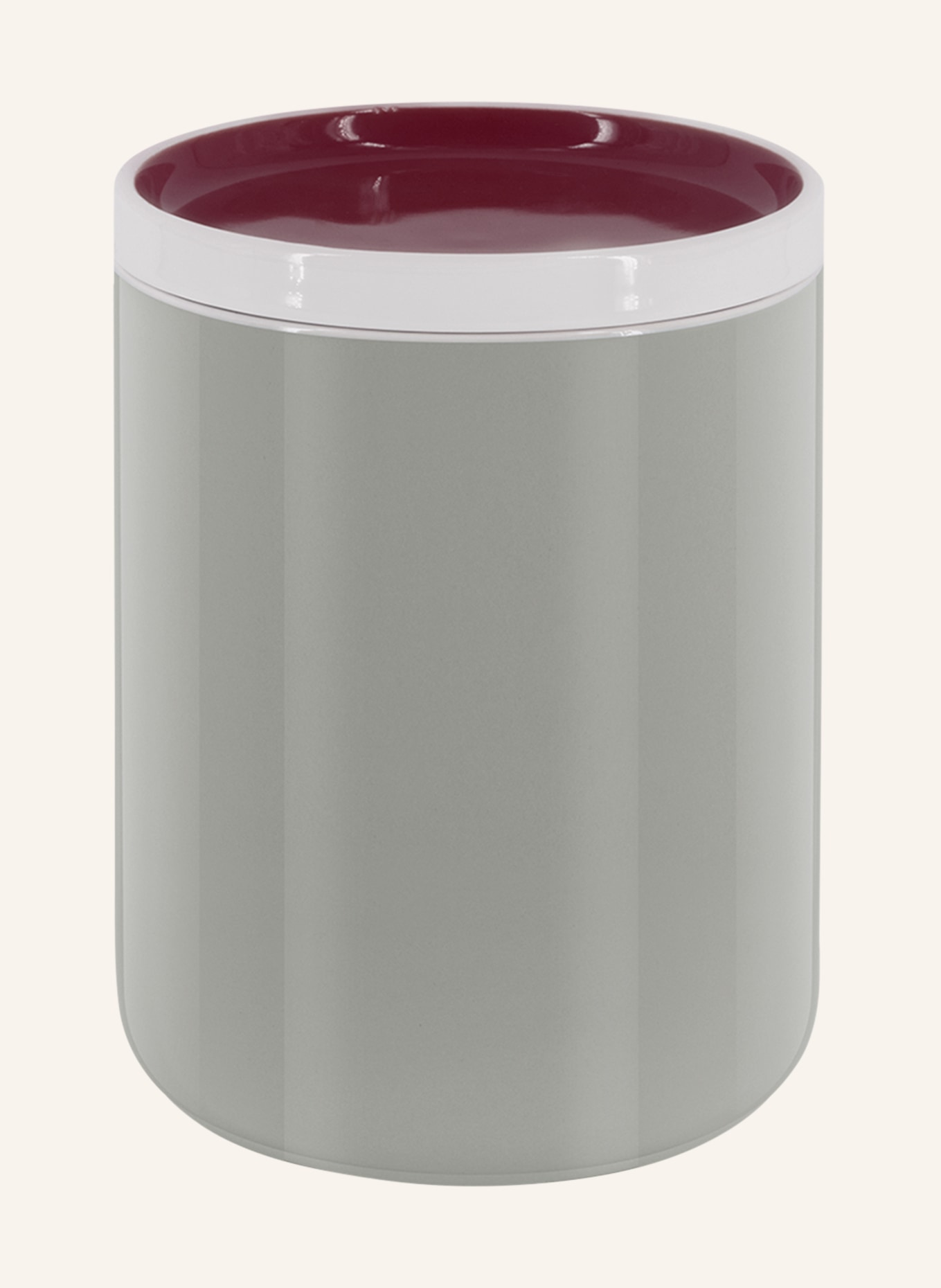 REMEMBER Storage tin TILDA, Color: GRAY/ WHITE/ DARK RED (Image 1)
