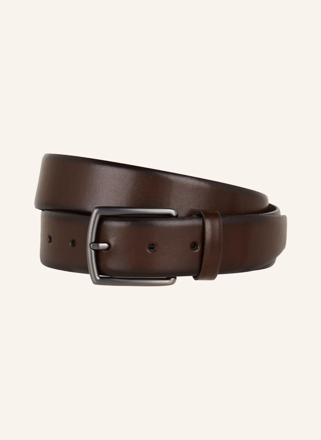 BRAX Leather belt, Color: DARK BROWN (Image 1)