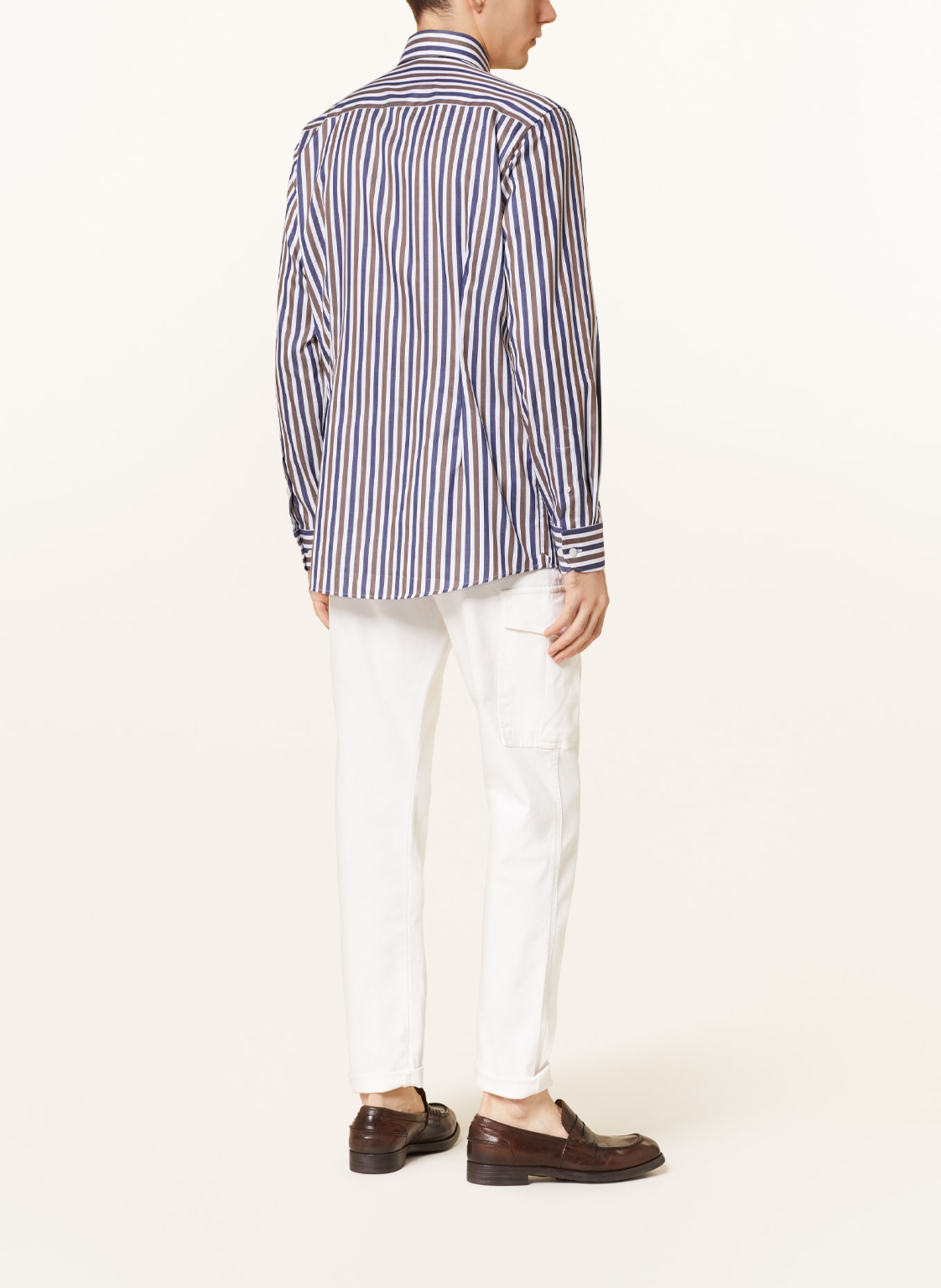 ETON Shirt contemporary fit, Color: DARK BLUE/ KHAKI/ WHITE (Image 3)