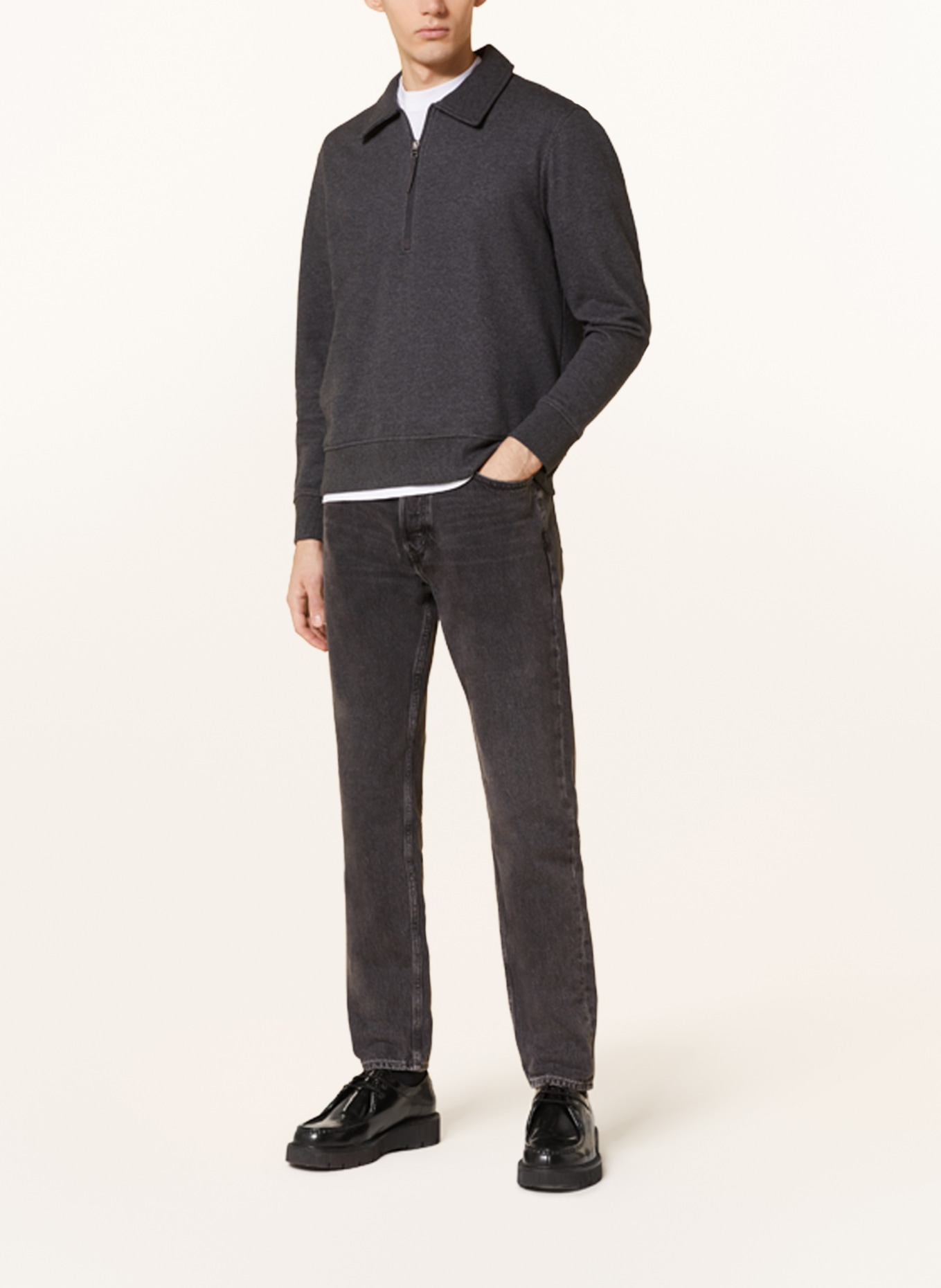 COS Sweatshirt: DUNKELGRAU