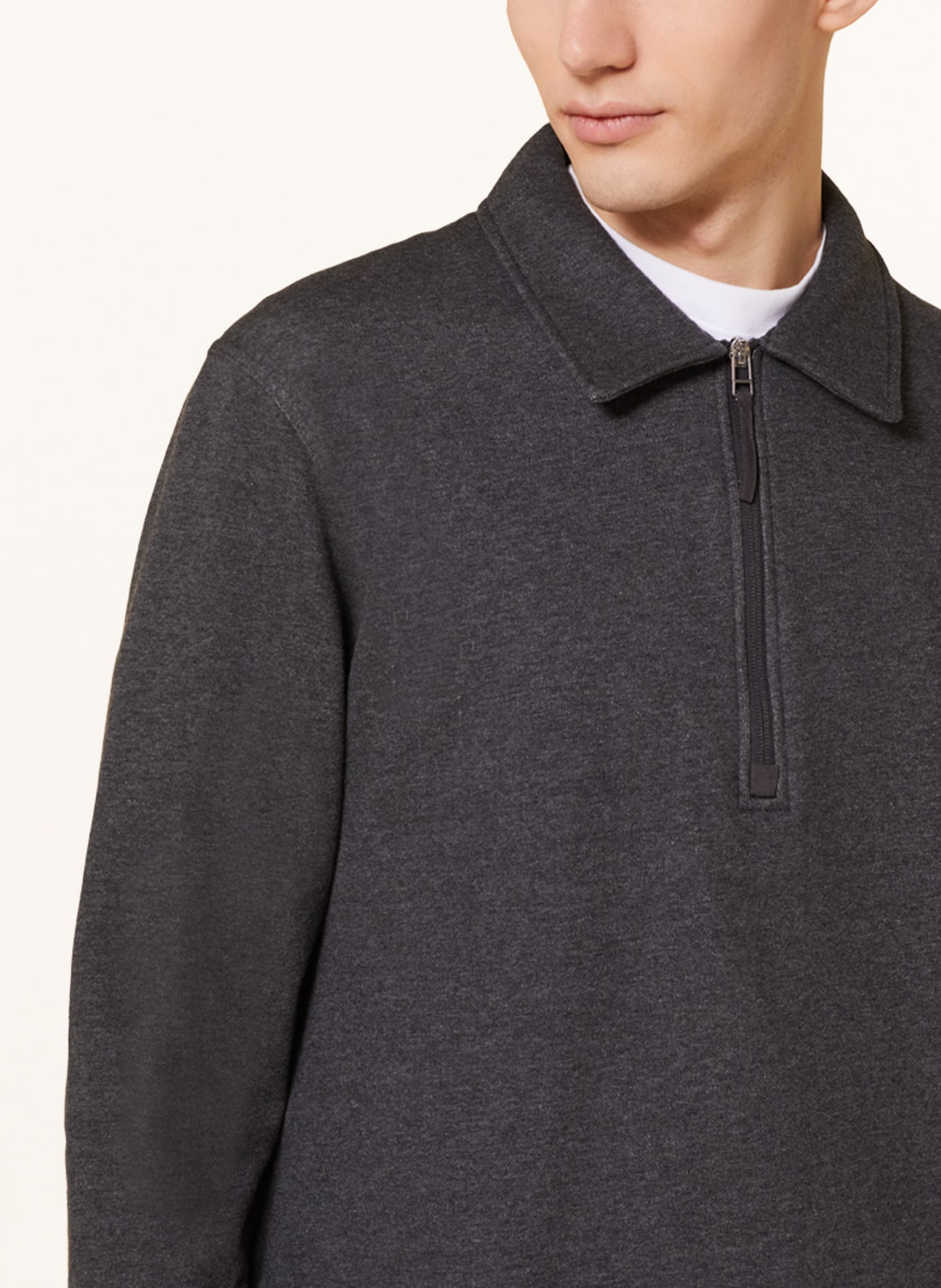 COS Sweatshirt: DUNKELGRAU