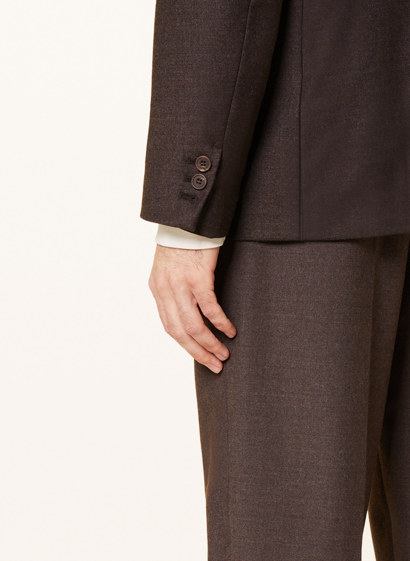 COS Tailored jacket regular fit, Color: BROWN (Image 6)