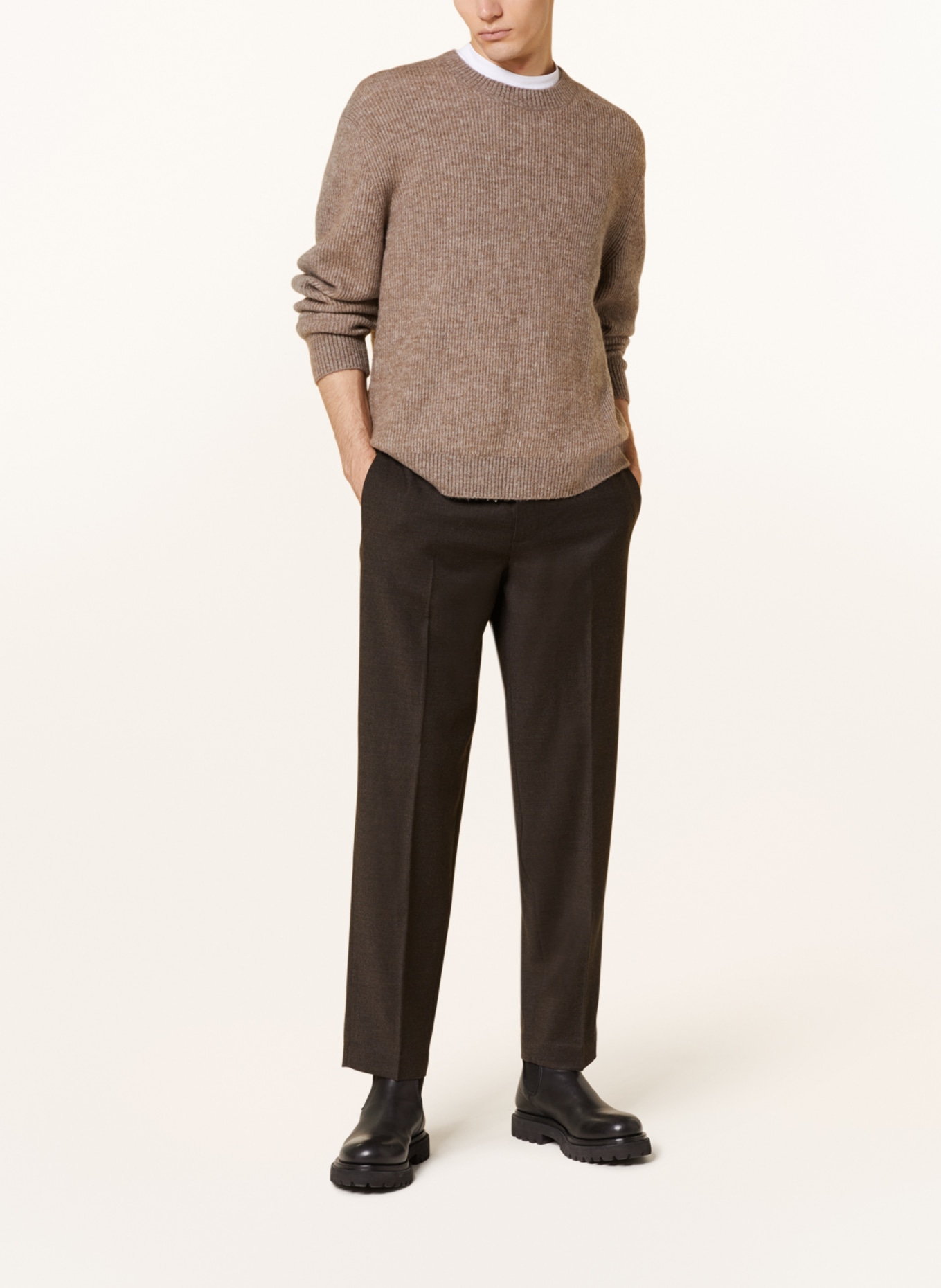 COS Chino kalhoty Regular Fit, Barva: HNĚDÁ (Obrázek 2)