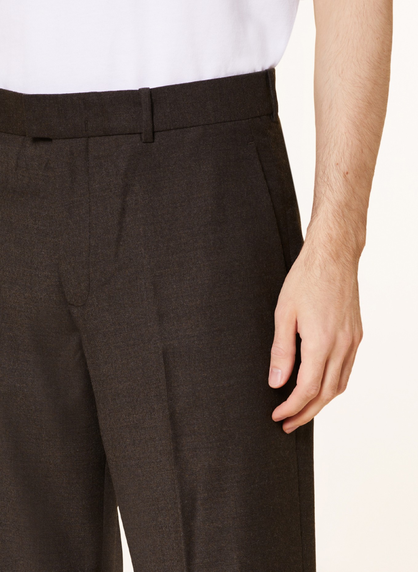 COS Chino kalhoty Regular Fit, Barva: HNĚDÁ (Obrázek 5)
