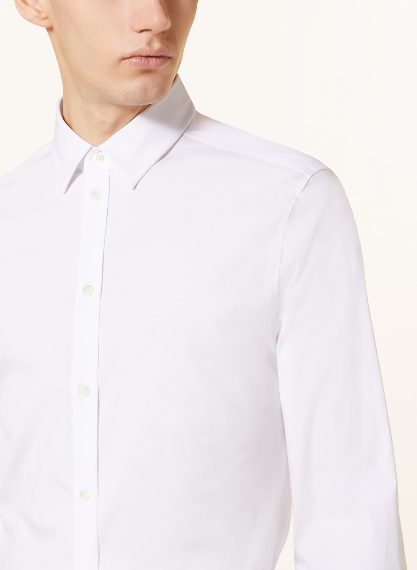 COS Shirt slim fit, Color: WHITE (Image 4)
