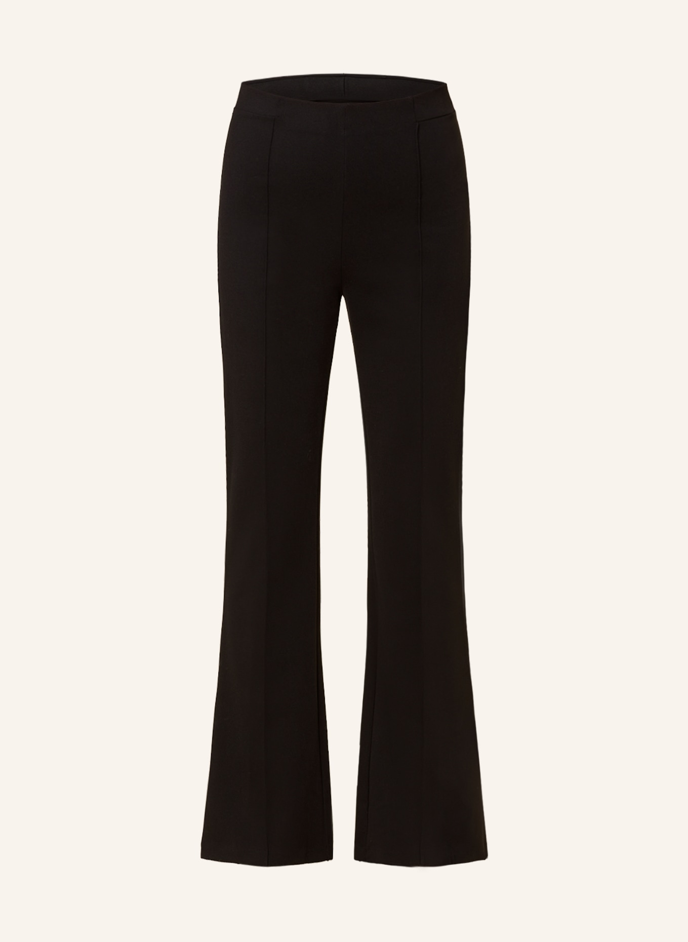 COS Wide leg trousers made of jersey, Color: BLACK (Image 1)