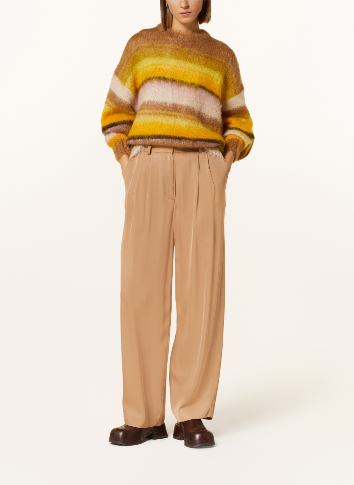 COS Mohair sweater, Color: BROWN/ YELLOW/ PINK (Image 2)