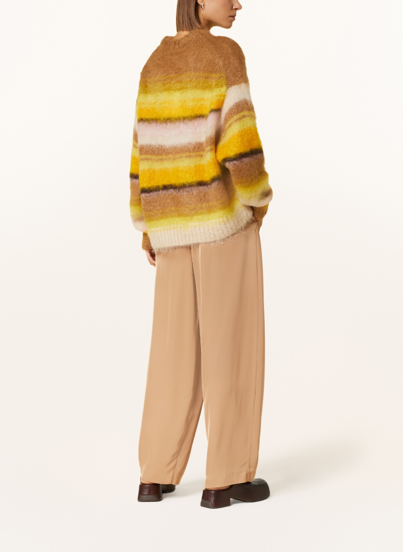 COS Mohair sweater, Color: BROWN/ YELLOW/ PINK (Image 3)