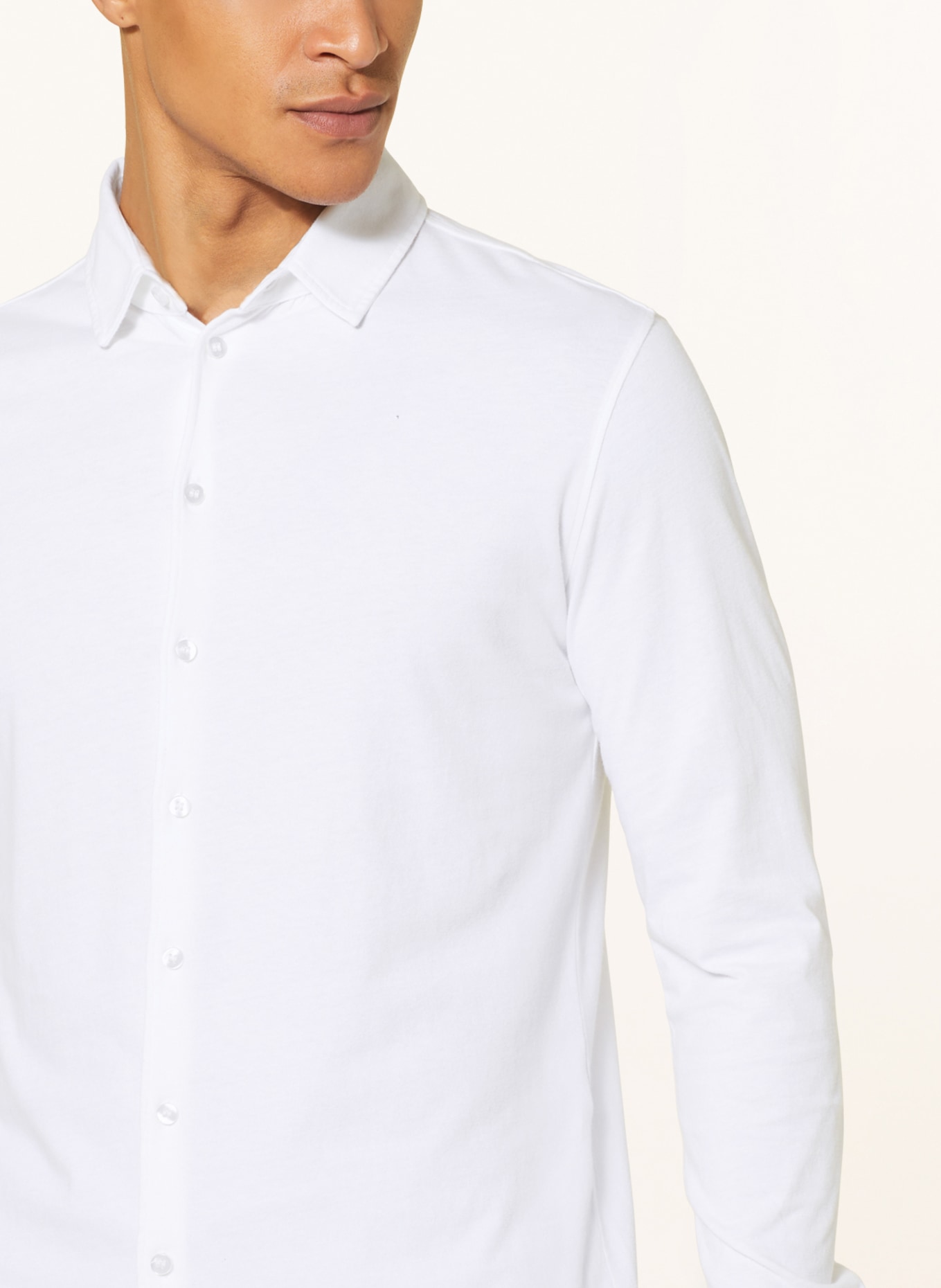Juvia Jersey shirt KOA slim fit, Color: WHITE (Image 4)