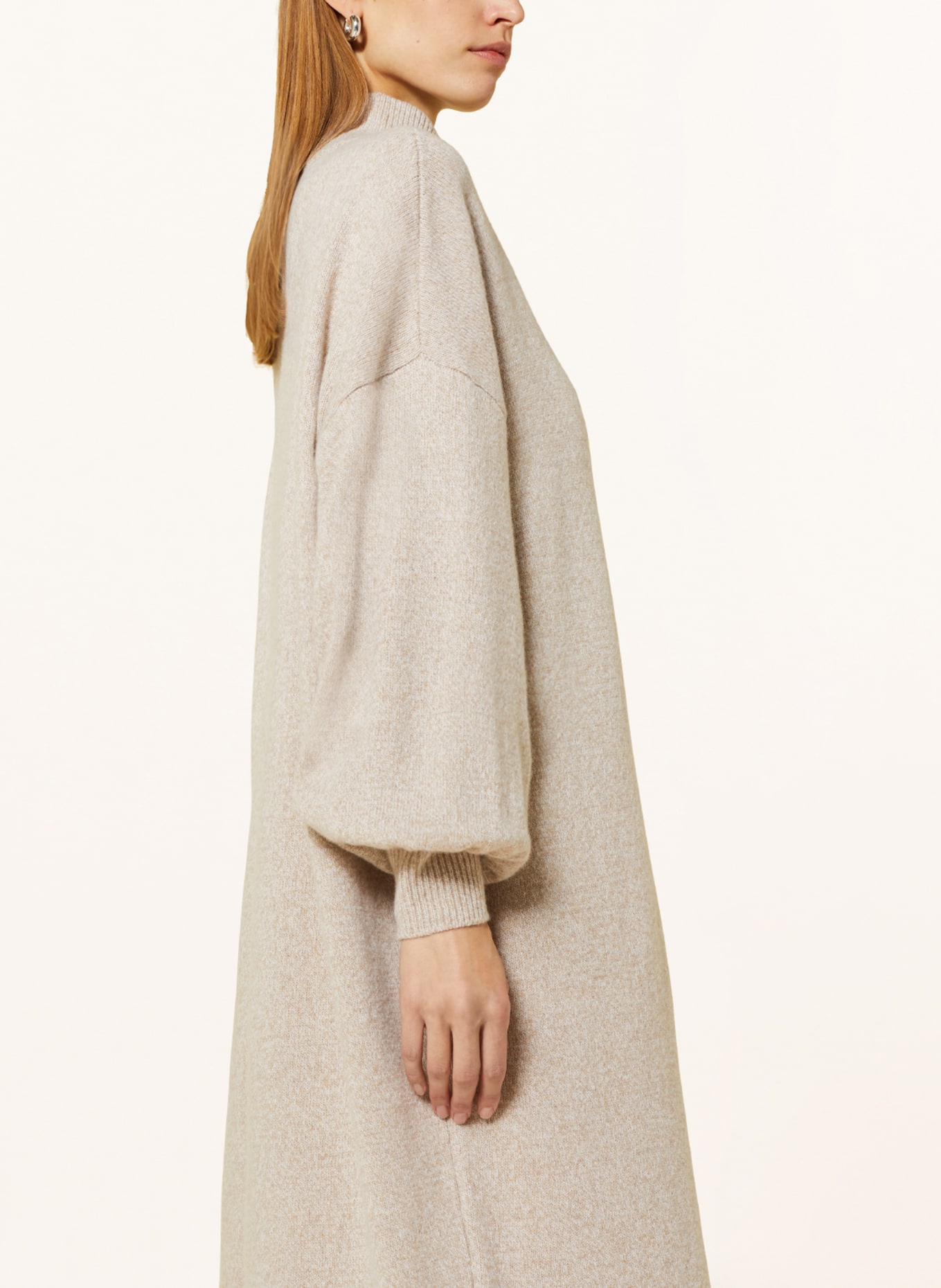 by Aylin Koenig Knit dress PAULINE in merino wool, Color: LIGHT BROWN (Image 4)