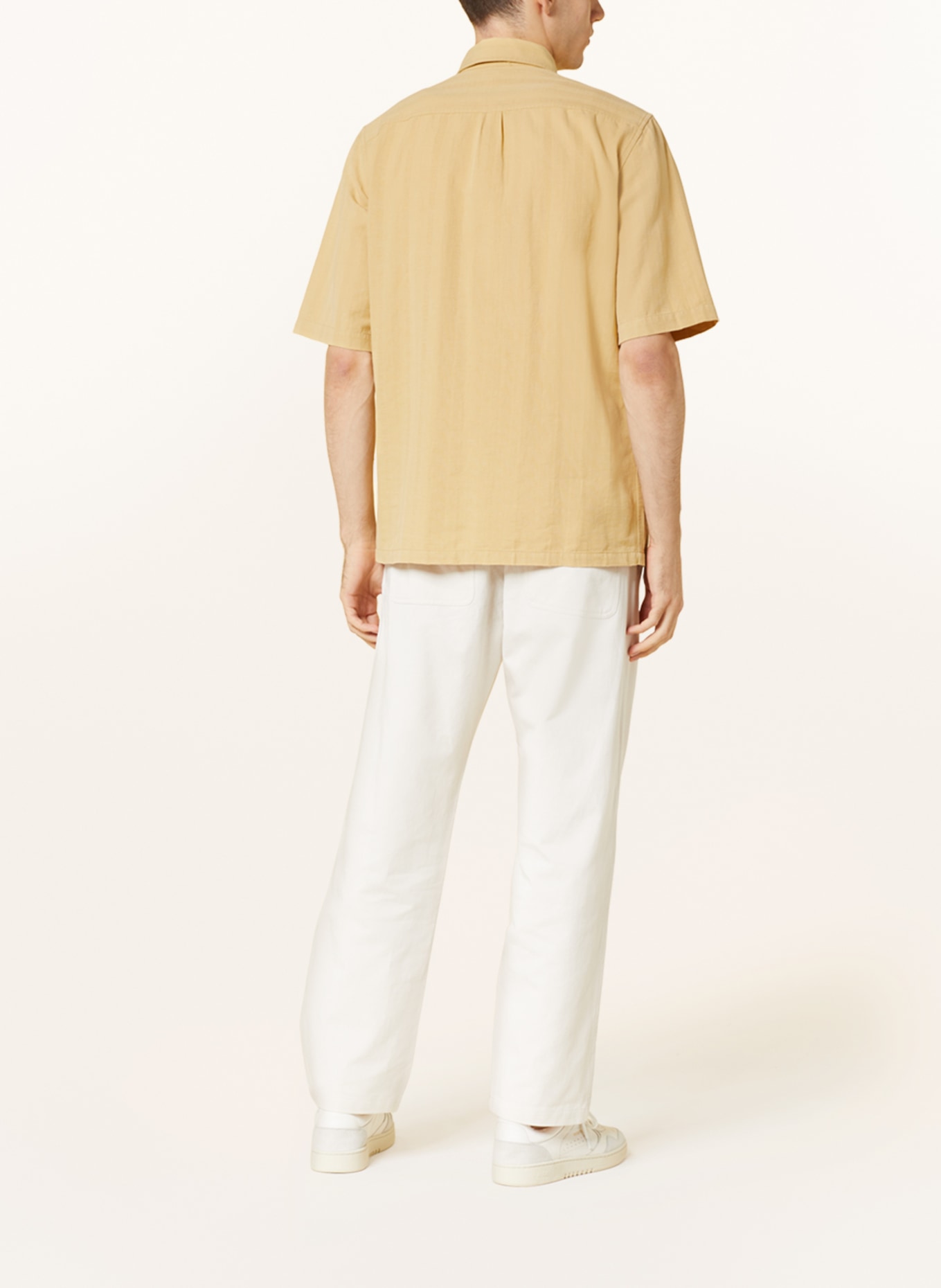 SAMSØE  SAMSØE Koszula z krótkim rękawem SATARO comfort fit, Kolor: CIEMNOŻÓŁTY (Obrazek 3)