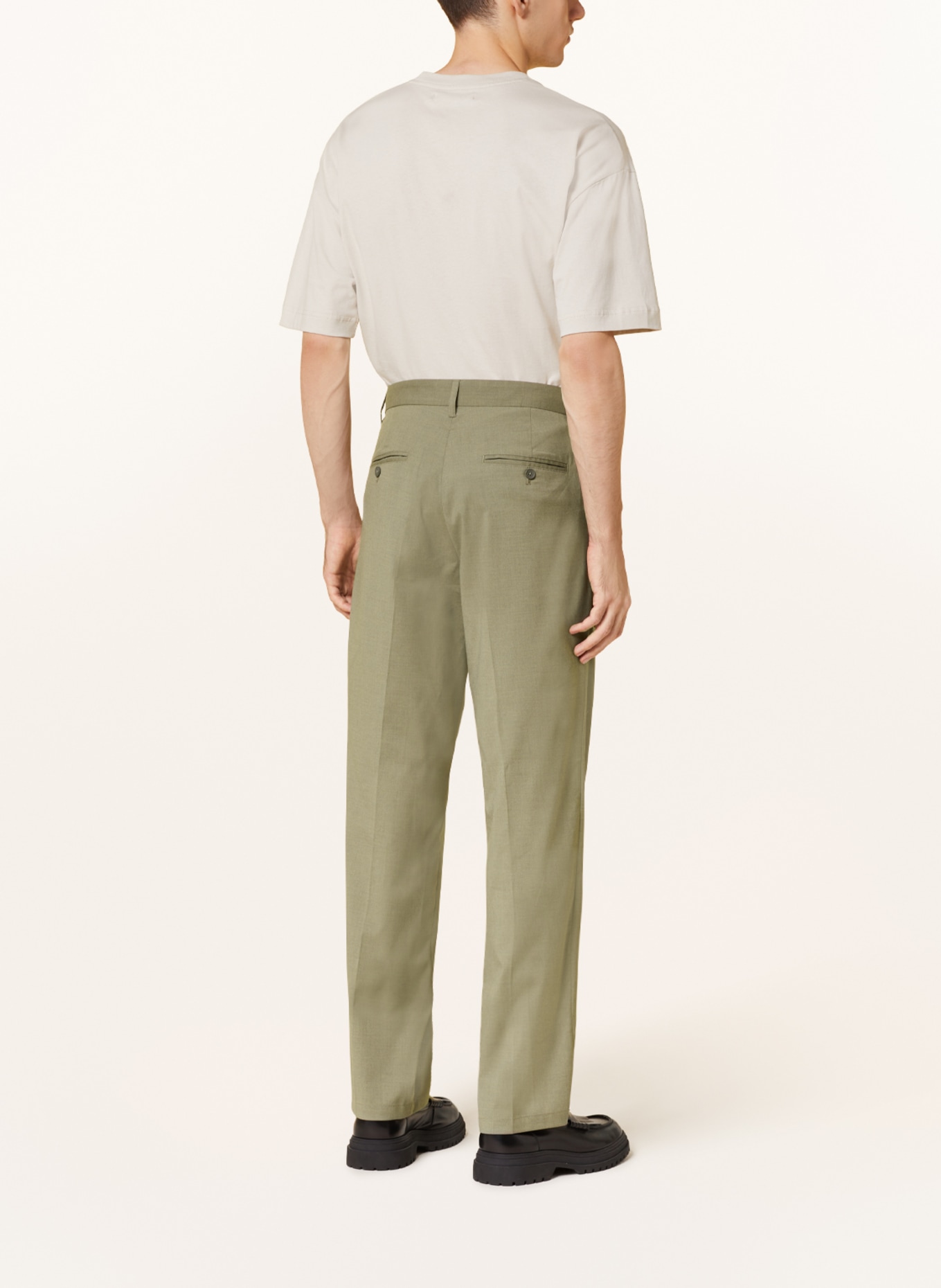 SAMSØE  SAMSØE Trousers SAJOHNNY regular fit, Color: OLIVE (Image 3)