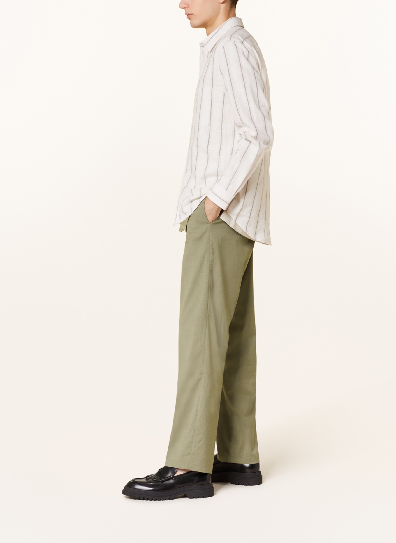 SAMSØE  SAMSØE Trousers SAJOHNNY regular fit, Color: OLIVE (Image 4)