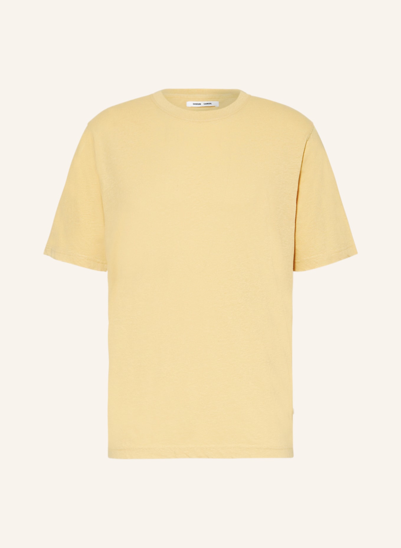 SAMSØE  SAMSØE T-shirt SAADRIAN, Kolor: CIEMNOŻÓŁTY (Obrazek 1)