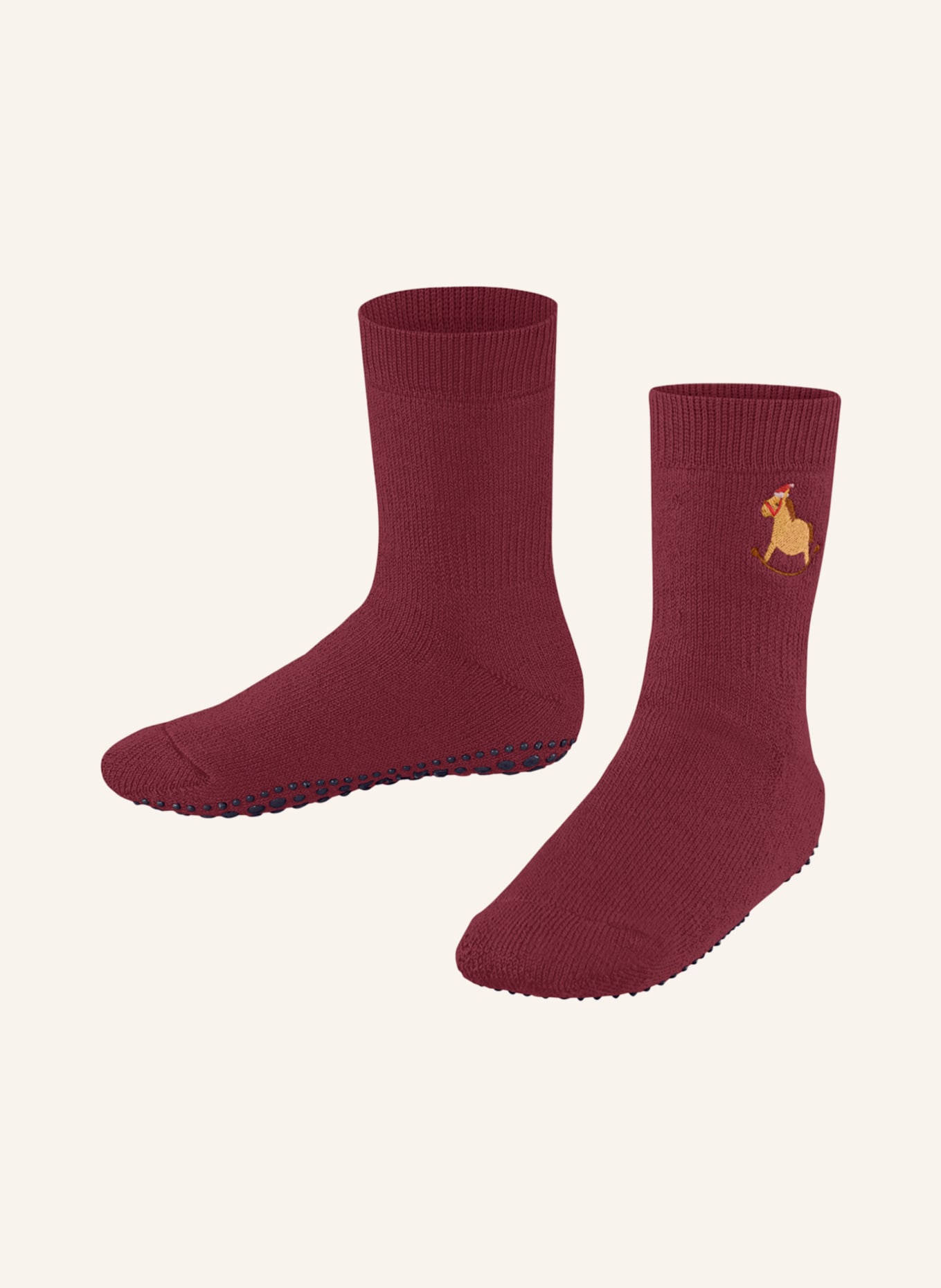 FALKE Stoppersocken CATPADS: DUNKELROT