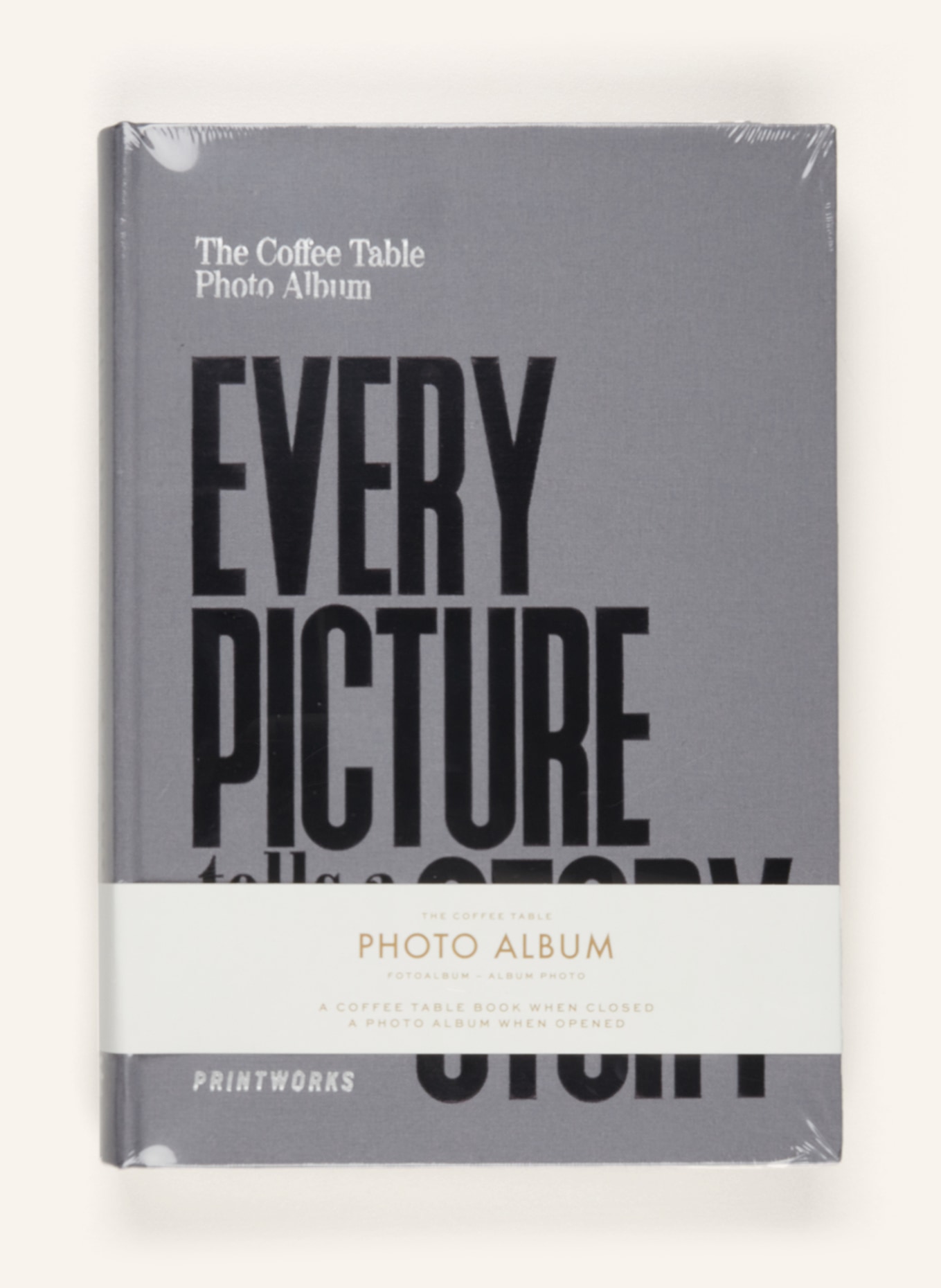 PRINTWORKS Album na zdjęcia EVERY PICTURE TELLS A STORY, Kolor: CZIEMNOSZARY (Obrazek 1)