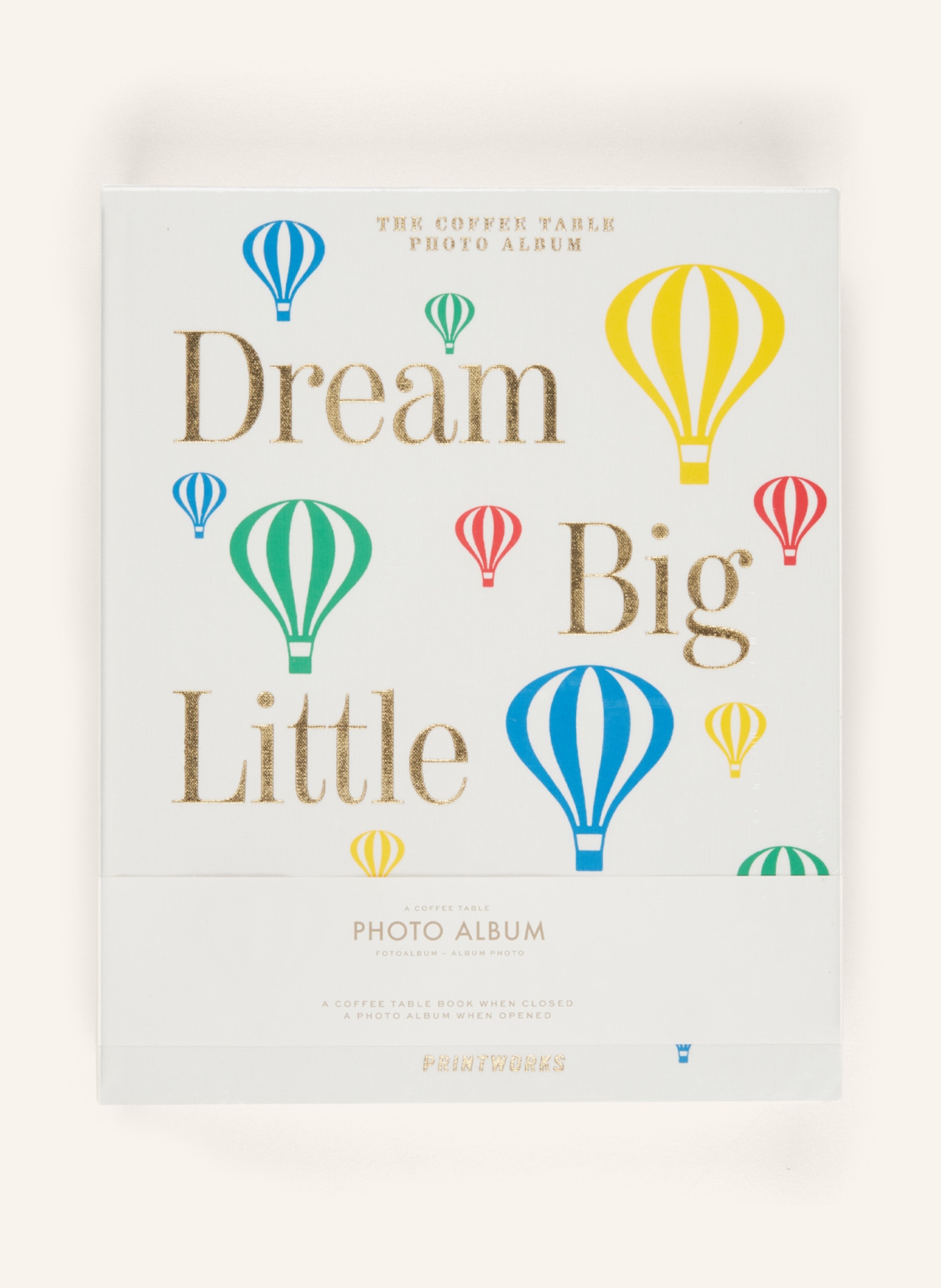 PRINTWORKS Album na zdjęcia DREAM BIG LITTLE ONE, Kolor: BIAŁY (Obrazek 1)