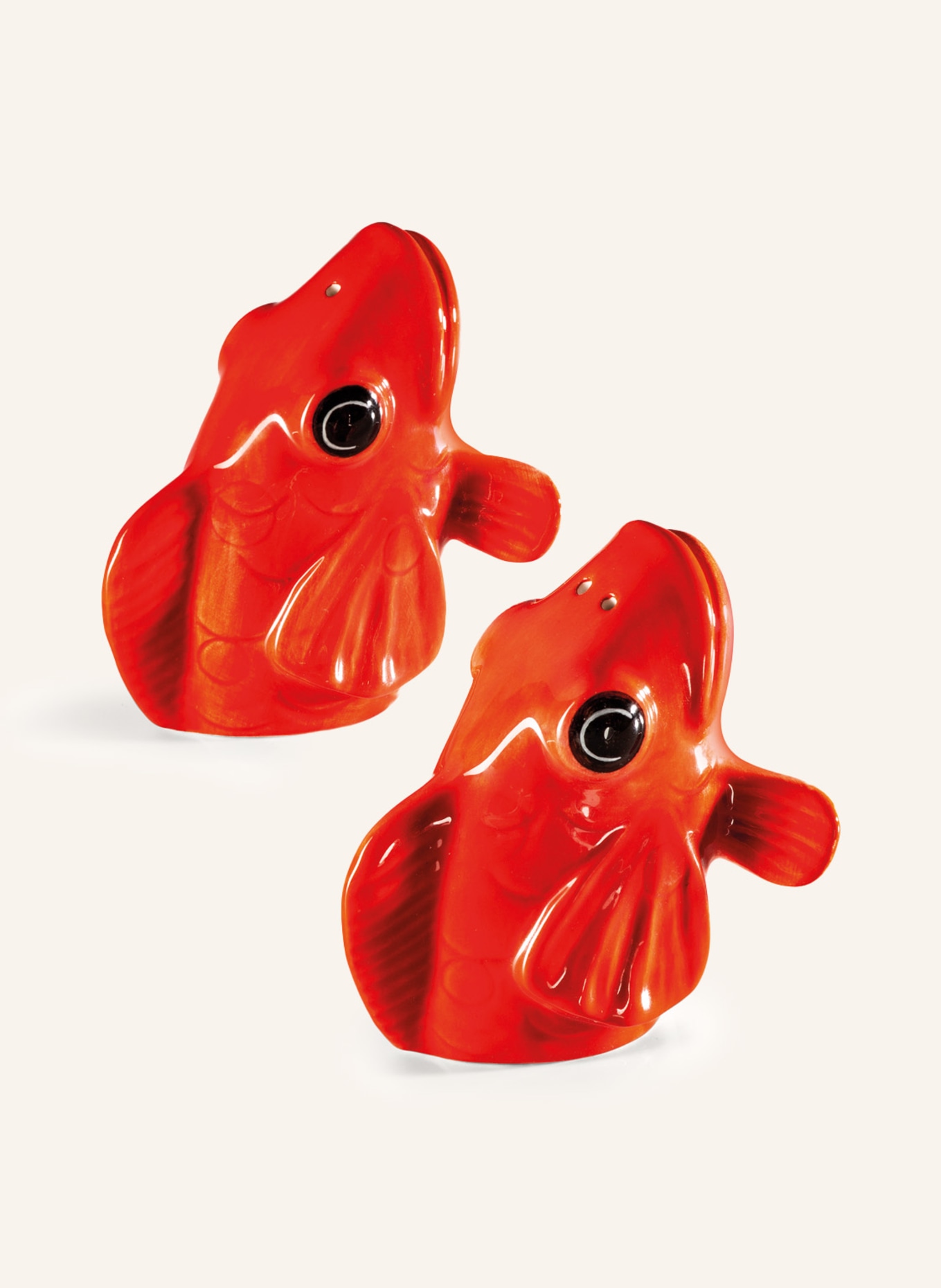 DONKEY Salt and pepper pots FISHES FOR DISHES, Color: SALMON (Image 1)