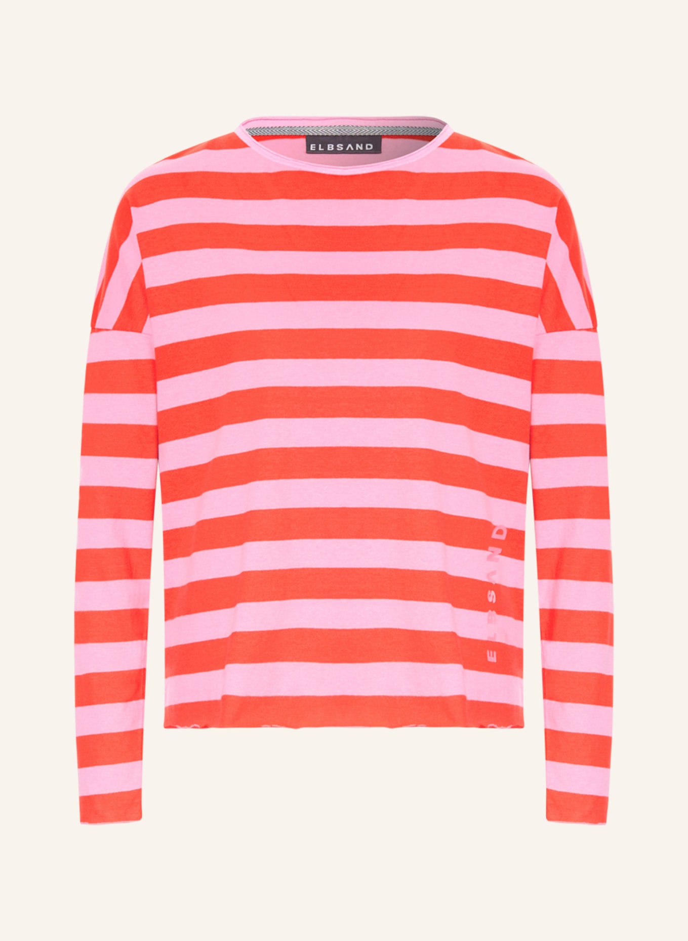 ELBSAND Long sleeve shirt MILIA, Color: RED/ PINK (Image 1)