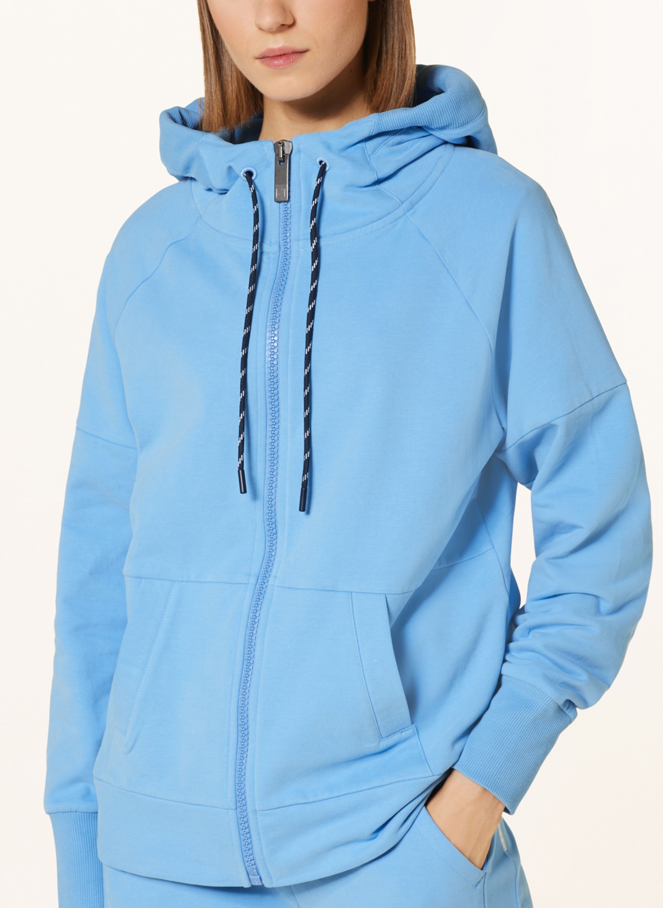 ELBSAND Sweat jacket MALVIN, Color: LIGHT BLUE (Image 5)