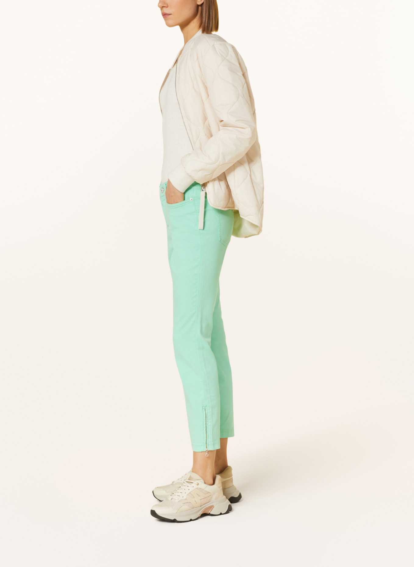 MAC 7/8 jeans DREAM CHIC, Color: LIGHT GREEN (Image 4)