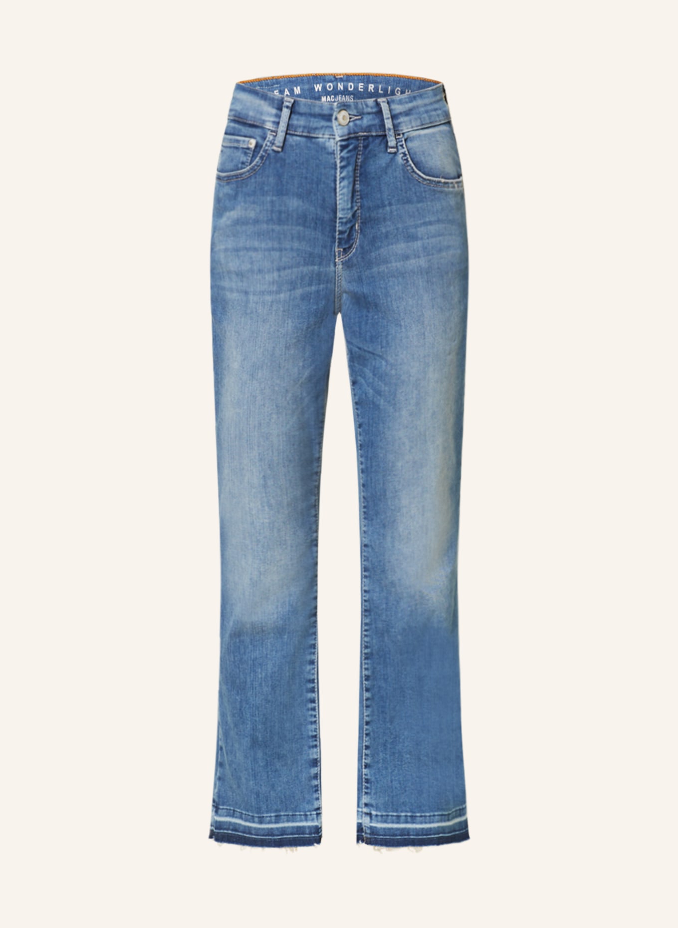 MAC Flared Jeans DREAM KICK, Farbe: D490 summer mid blue wash (Bild 1)