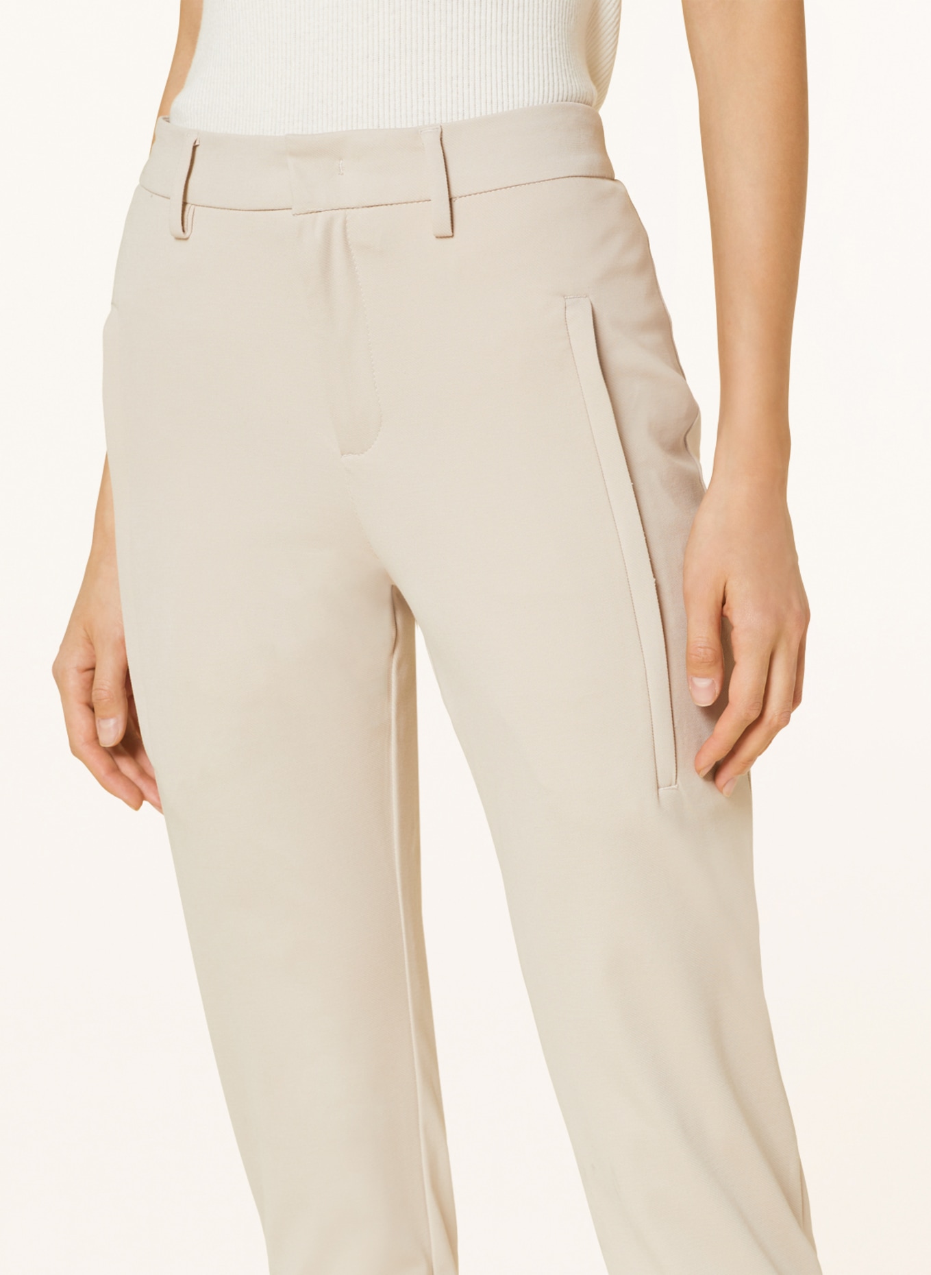 MAC Jersey trousers FUTURE, Color: BEIGE (Image 5)