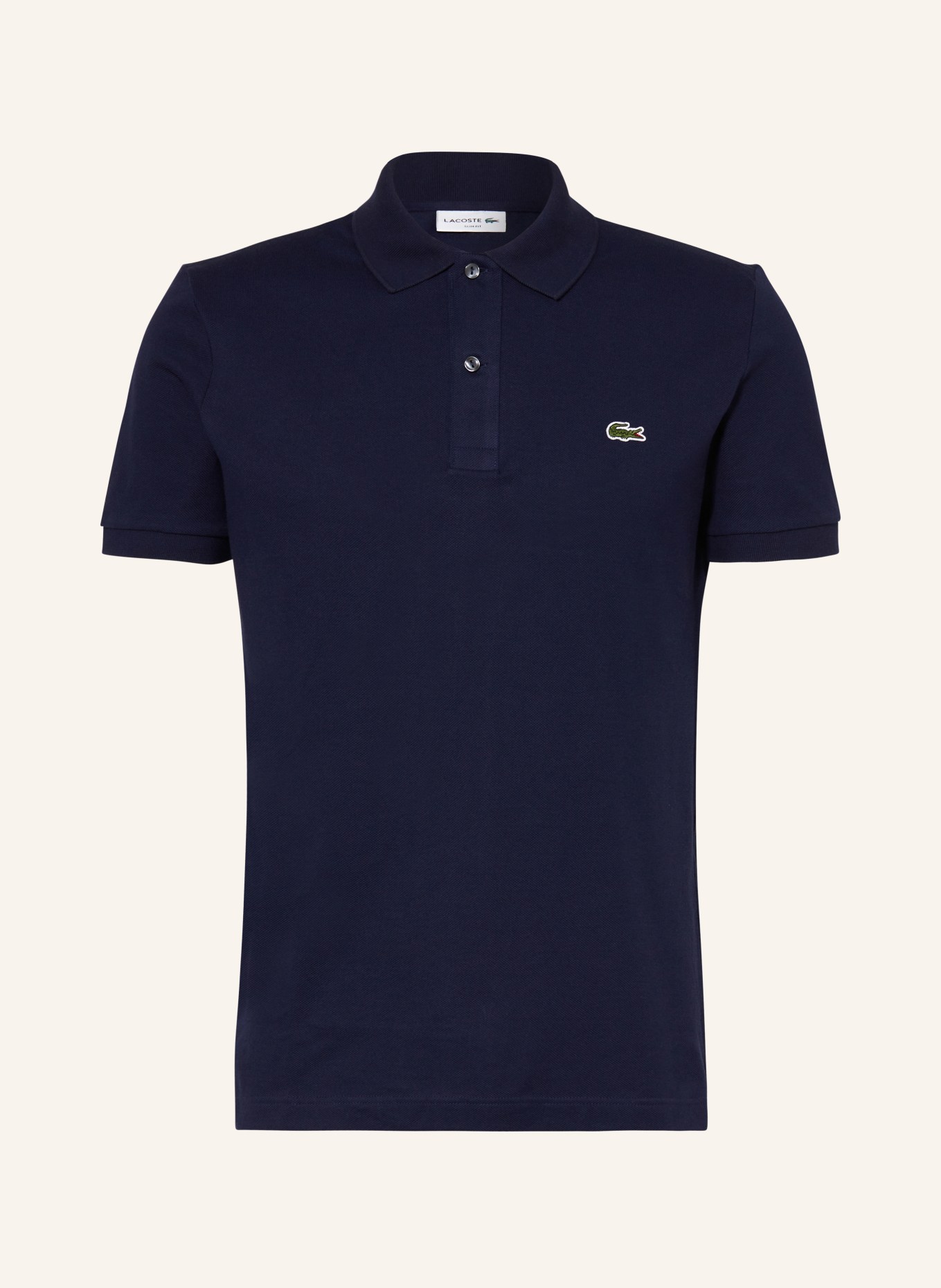 LACOSTE Piqué-Poloshirt Slim Fit, Farbe: DUNKELBLAU (Bild 1)