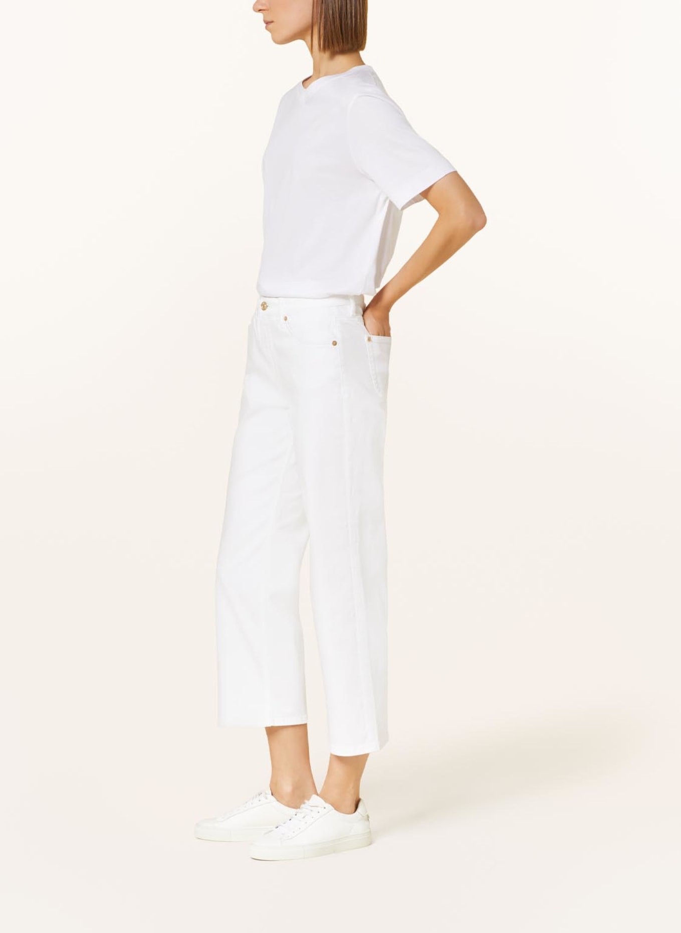 MAC Jeans-Culotte CULOTTE, Farbe: D010 WHITE DENIM (Bild 4)
