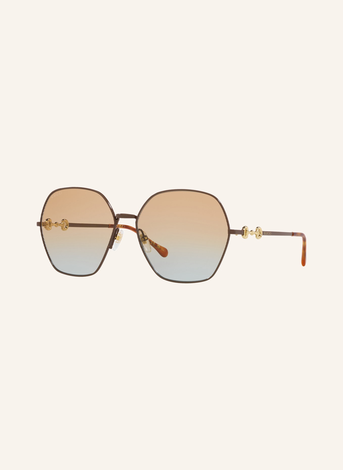 GUCCI Sunglasses GG1335S, Color: 1800D1 - BROWN/ BROWN BLUE GRADIENT (Image 1)