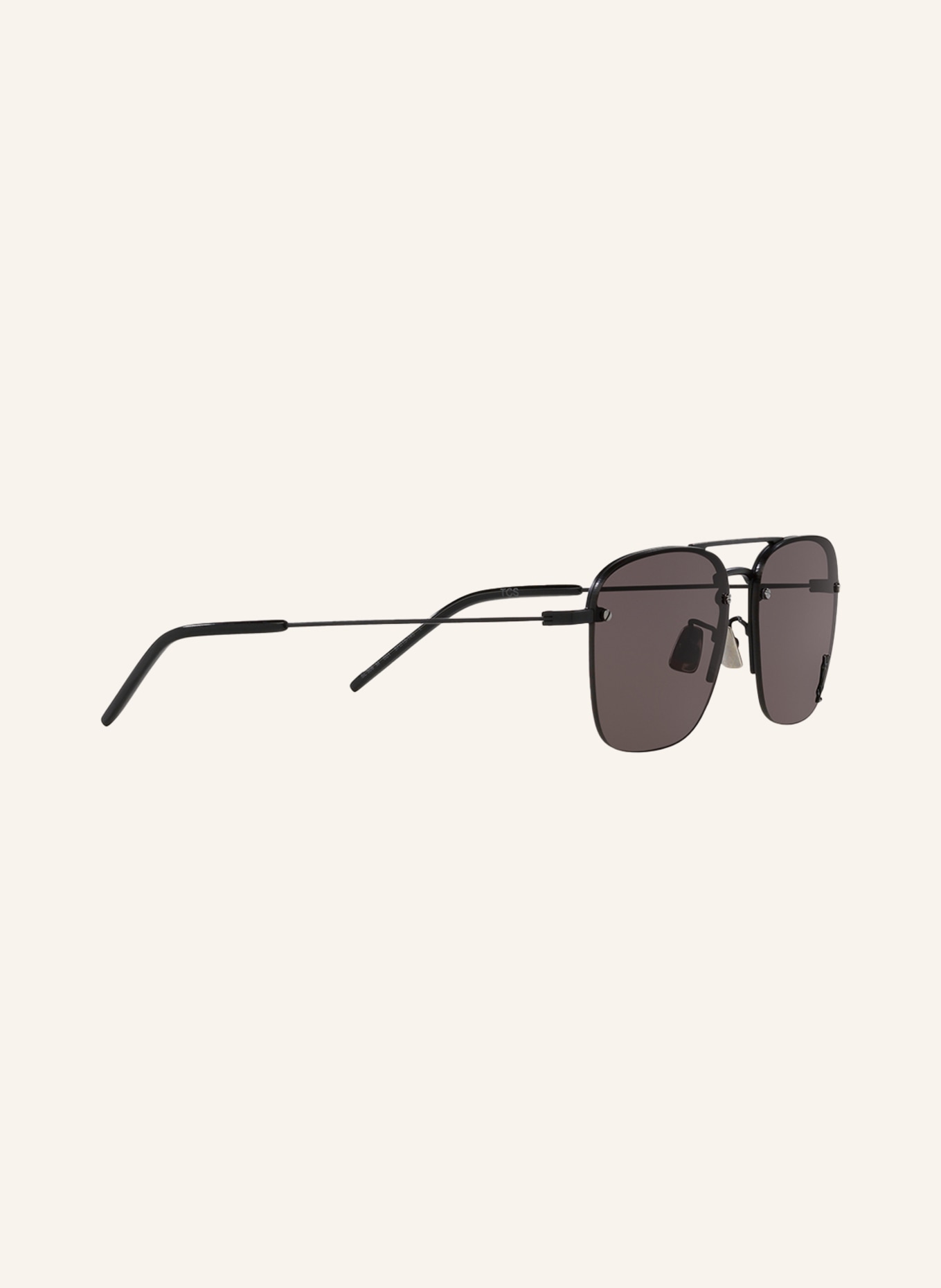 SAINT LAURENT Sunglasses YS000490, Color: 1100A1 - BLACK/ DARK GRAY (Image 3)