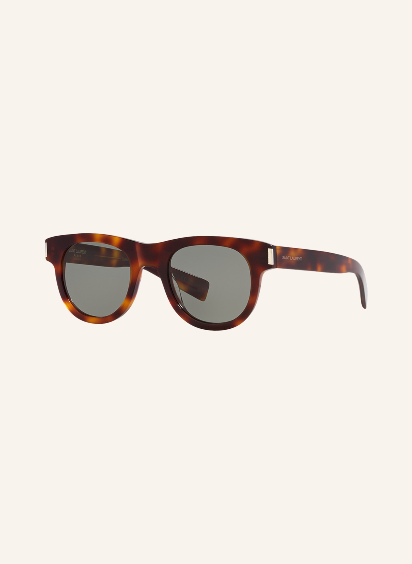 SAINT LAURENT Zonnebril YS000486: 4402J1 - HAVANA/ GROEN