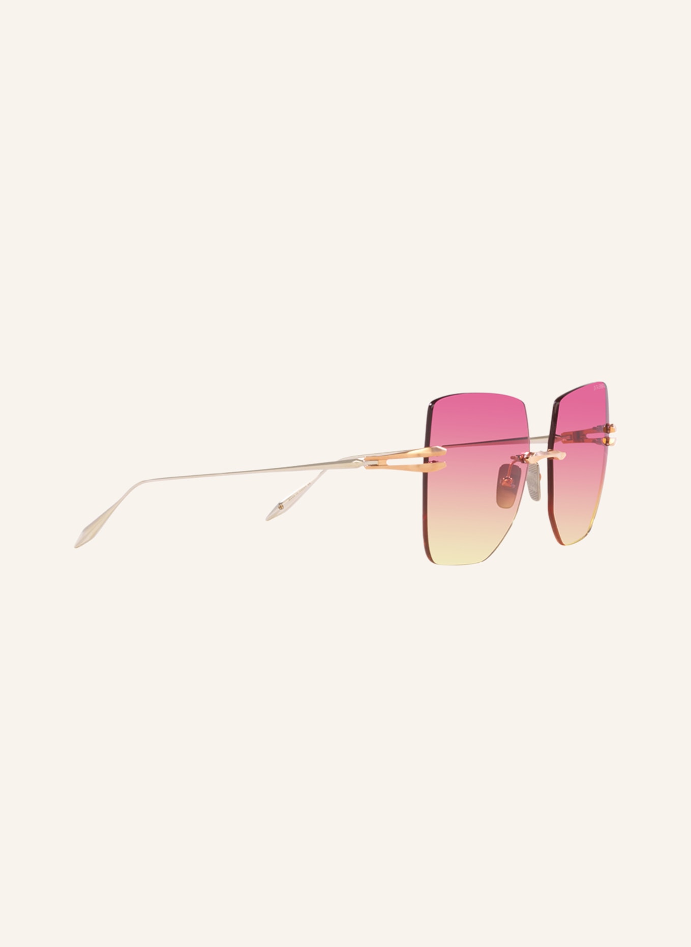 DITA Sunglasses D4000434 EMBRA SUN, Color: 2370R1 - ROSE GOLD/ PINK/ YELLOW GRADIENT (Image 3)