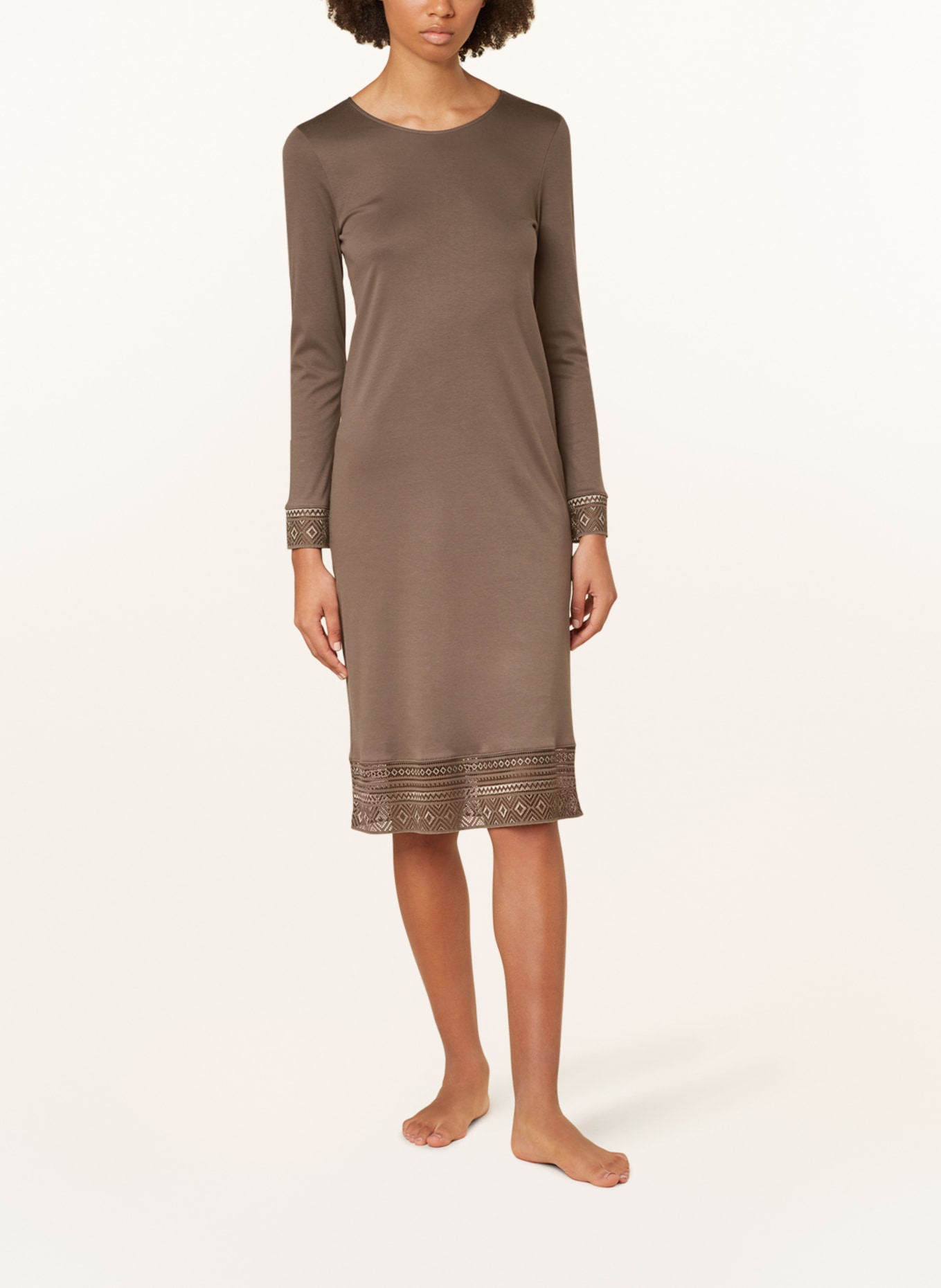 HANRO Nightgown JONA, Color: OLIVE (Image 2)