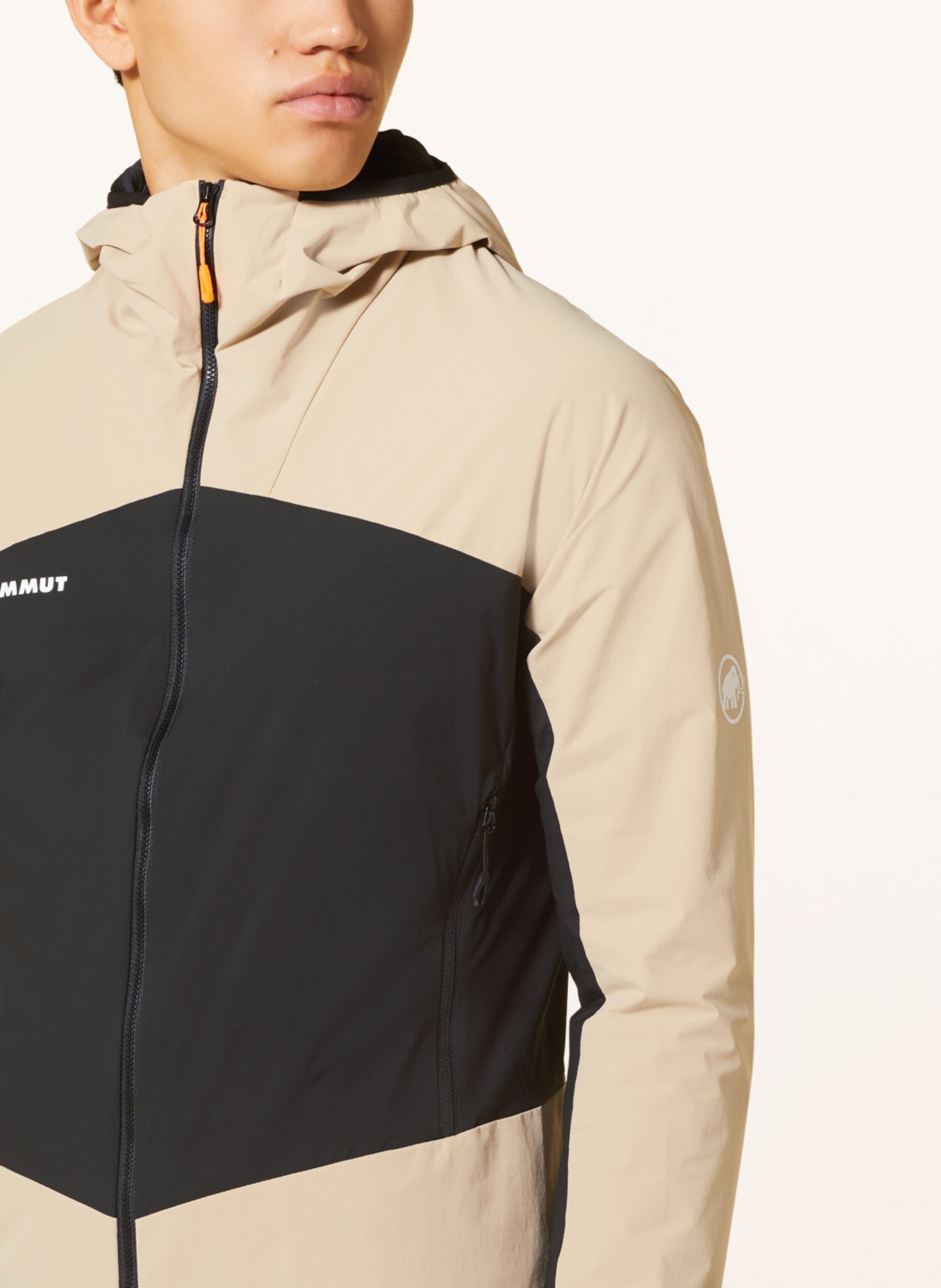 MAMMUT Hybrid jacket TAISS IN, Color: BEIGE/ BLACK (Image 5)
