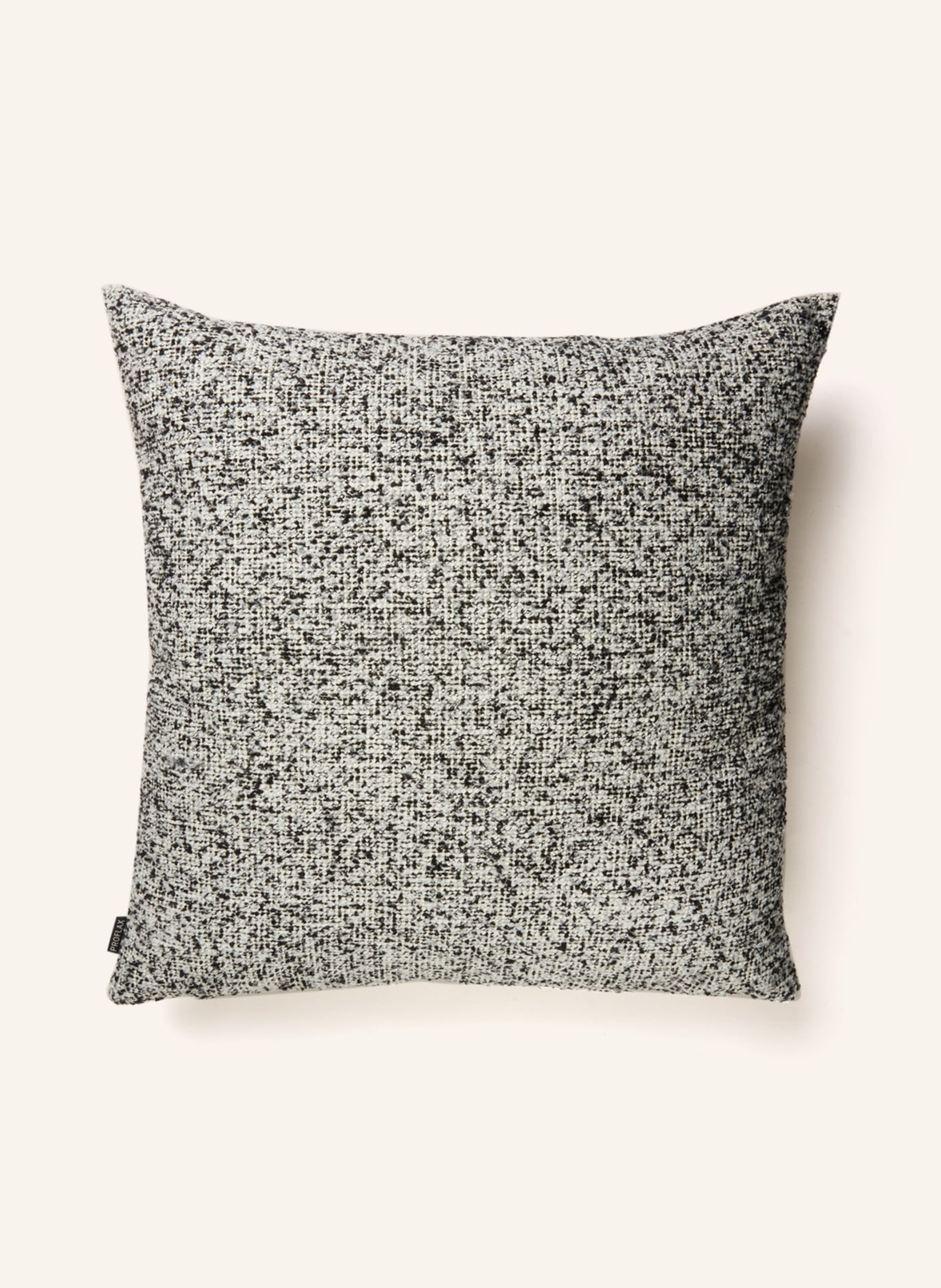 PROFLAX Decorative cushion cover UMBERTO, Color: WHITE/ BLACK/ LIGHT GRAY (Image 2)