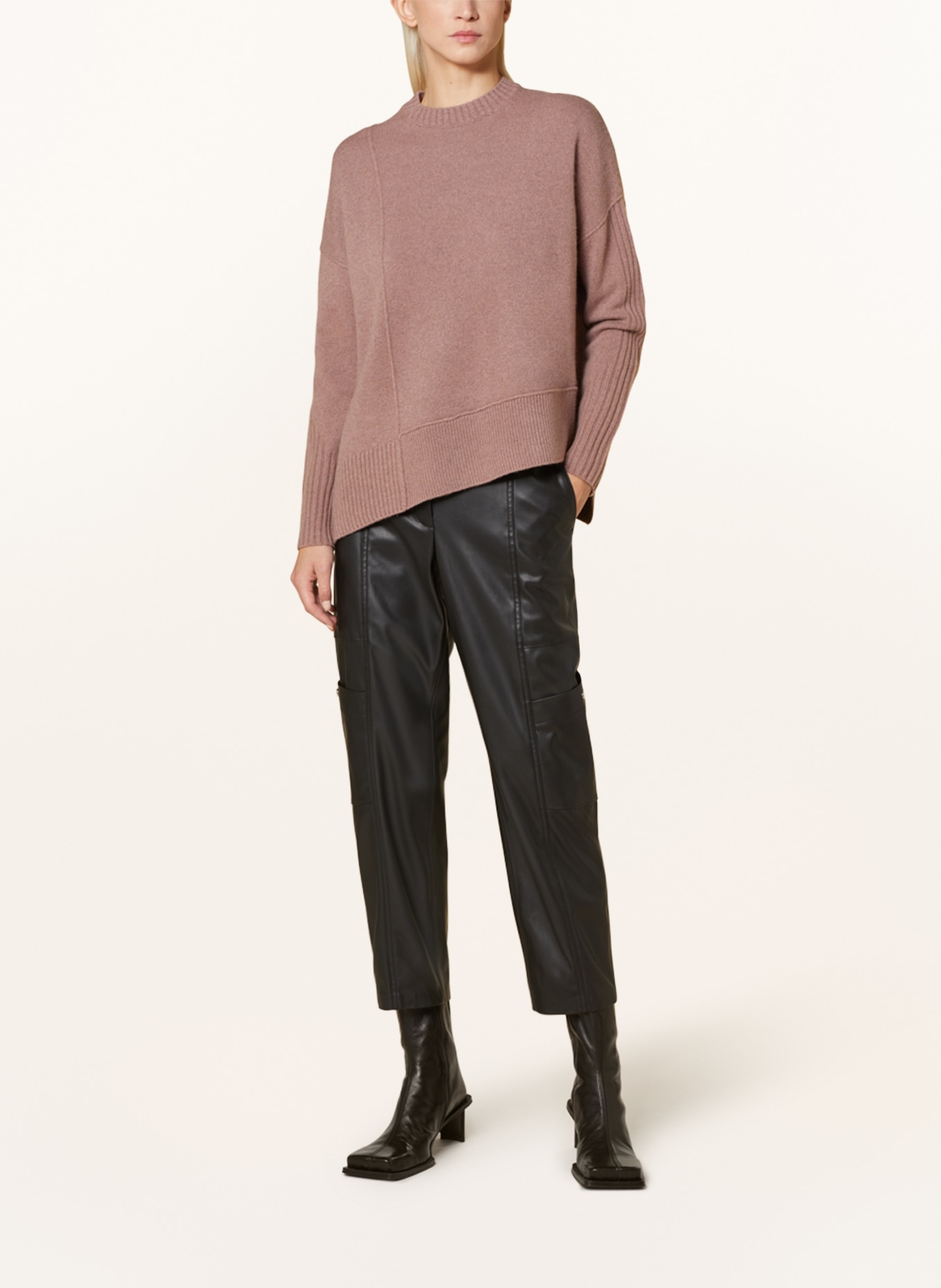 ALLSAINTS Cashmere sweater KIKI in dusky pink