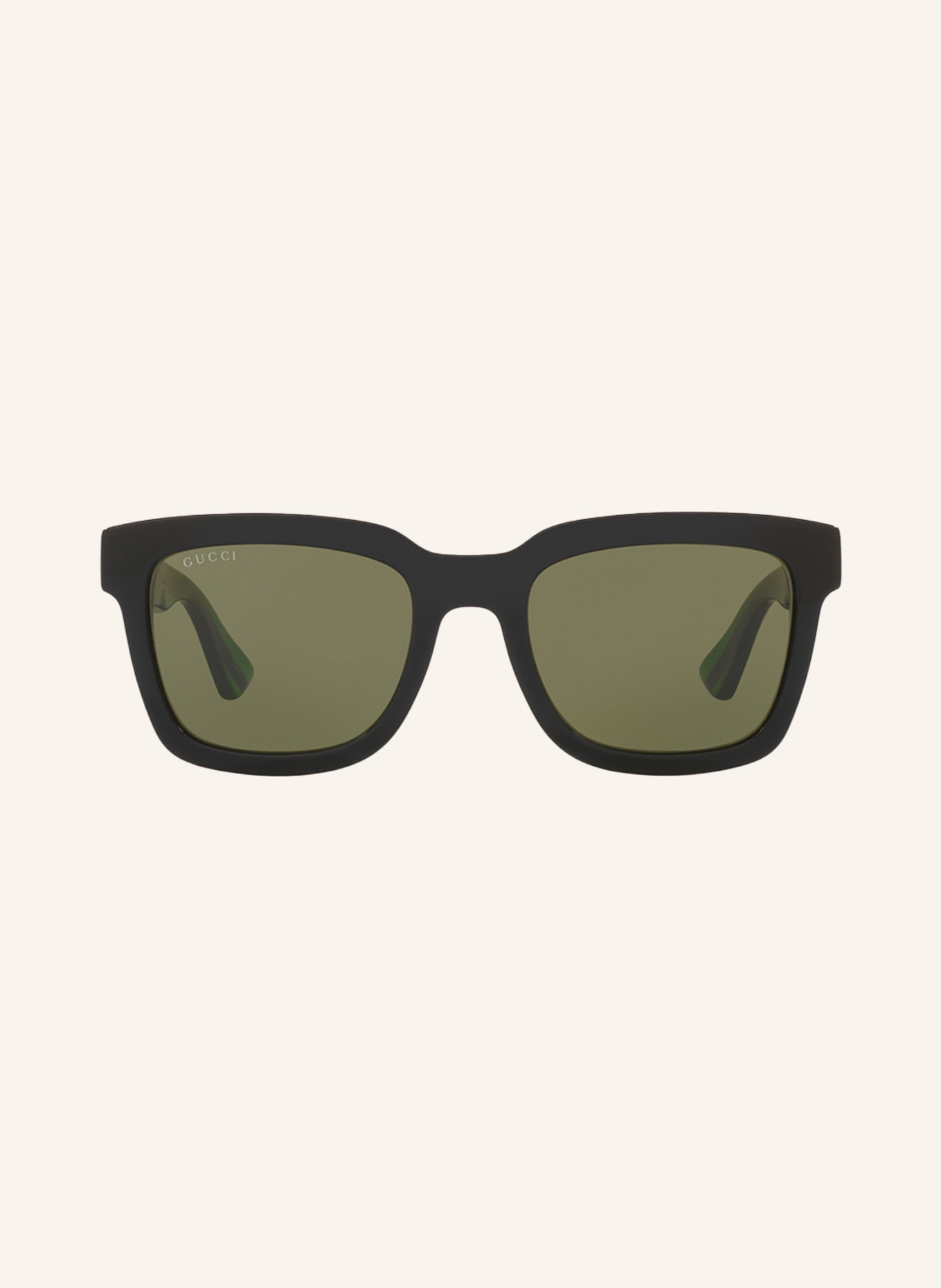 GUCCI Sunglasses GC001653, Color: 1100J1 BLACK/GREEN (Image 2)
