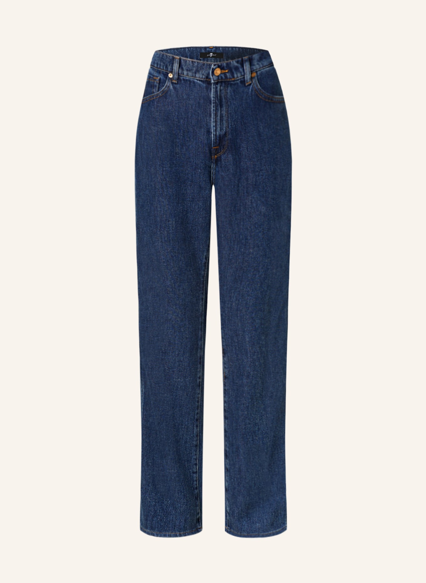 7 for all mankind Straight Jeans TESS, Farbe: MID BLUE (Bild 1)