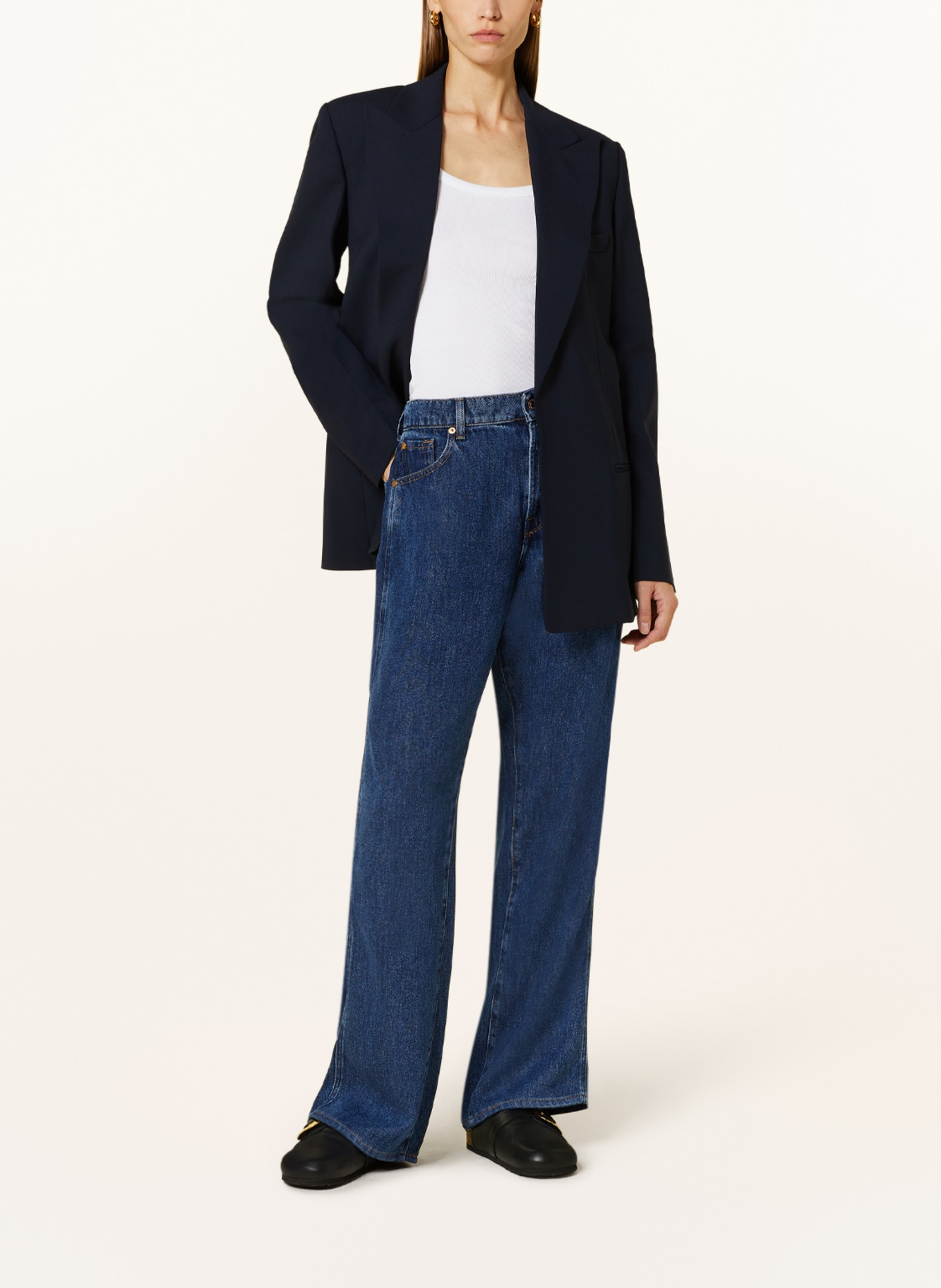 7 for all mankind Straight jeans TESS, Color: MID BLUE (Image 2)