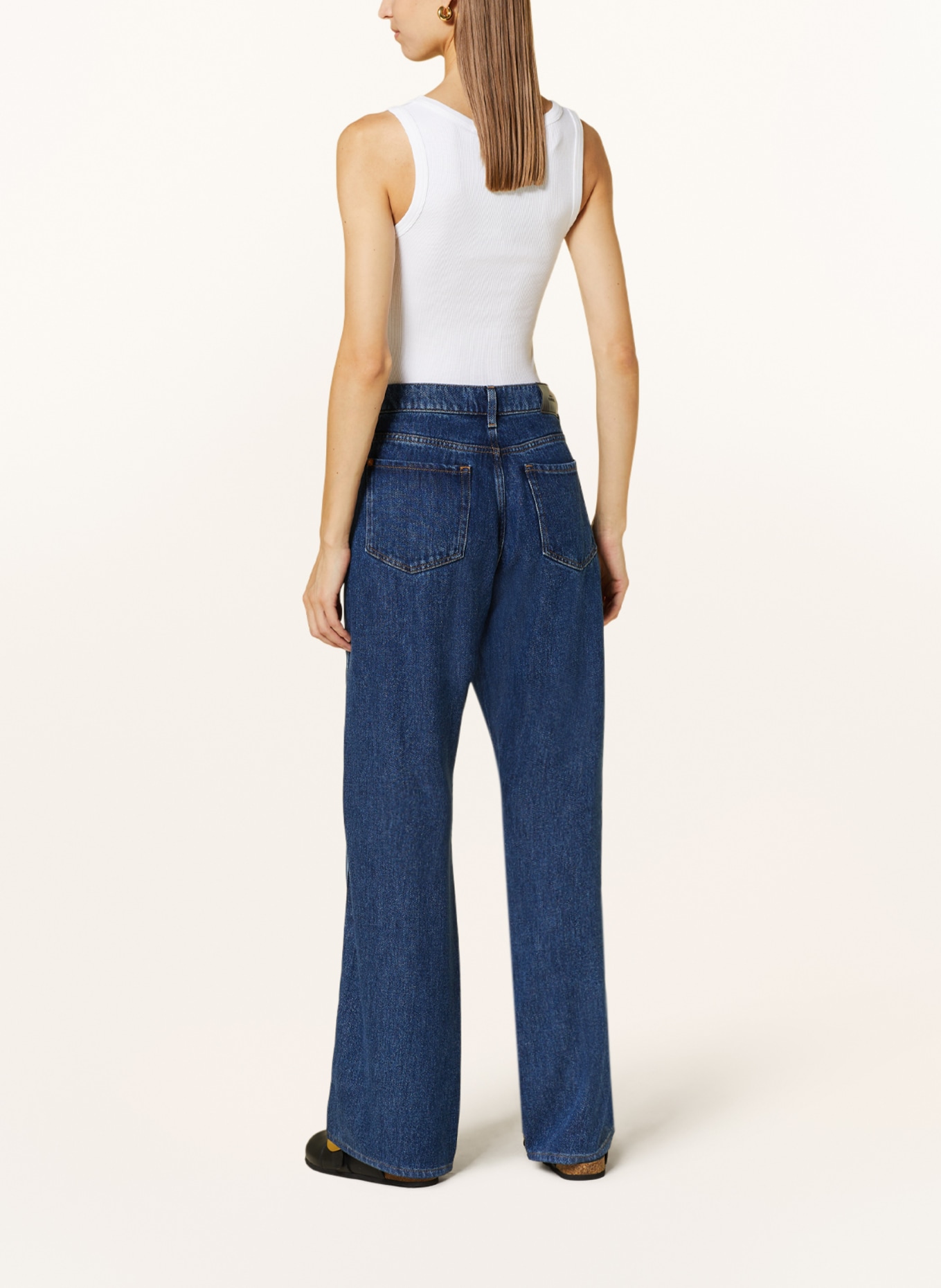 7 for all mankind Straight jeans TESS, Color: MID BLUE (Image 3)